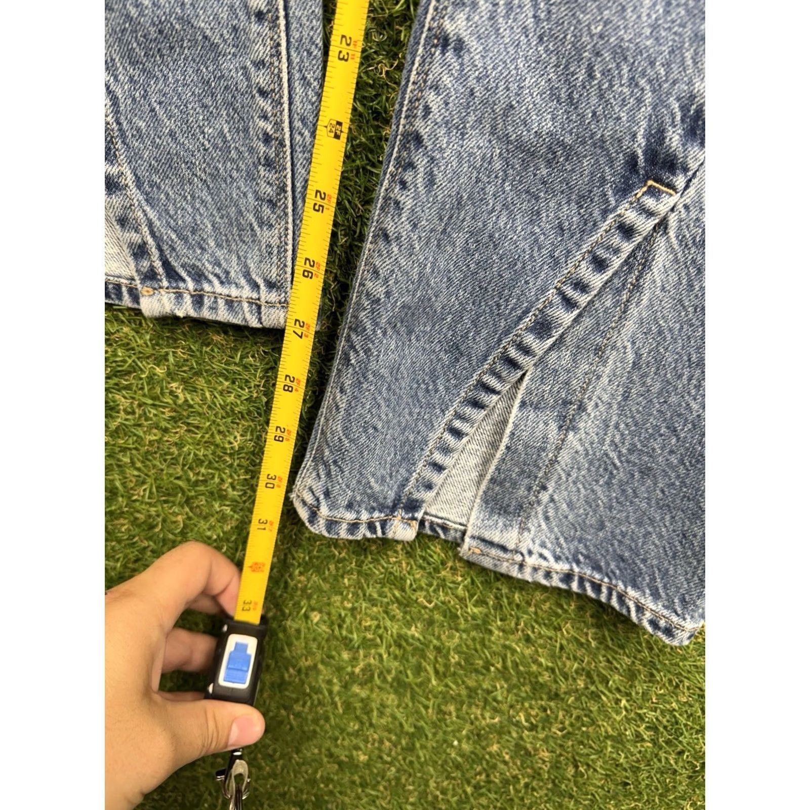 American Eagle Outfitters American Eagle Outfitters Jeans Womens 2 Regular 90s Bootcut Hi-Rise Super Stretch Blue Denim Jeans Womens 90s Bohemian Hipster Mens Girls Size 26" / US 2 / IT 38 - 7 Thumbnail