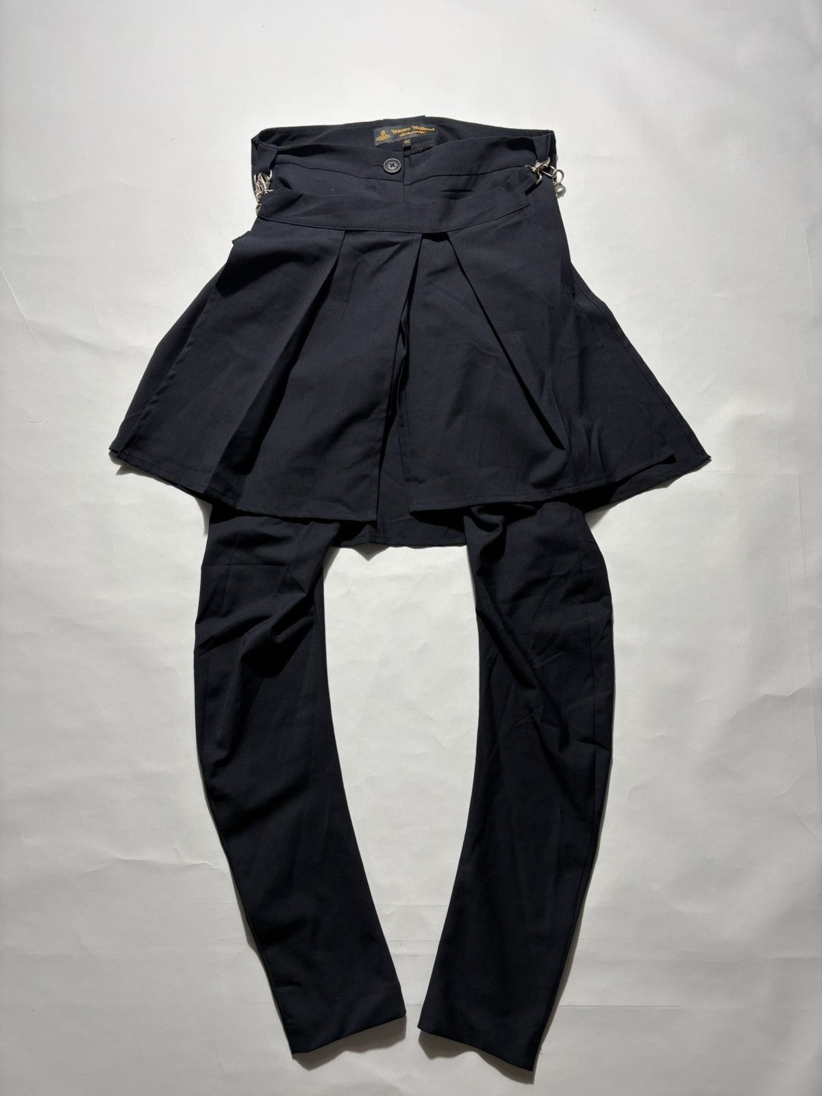 Vivienne Westwood VIVIENNE WESTWOOD ANGROMANIA DECONSTRUCTED KILT TROUSER PANT Size 27" / US 4 / IT 40 - 1 Thumbnail