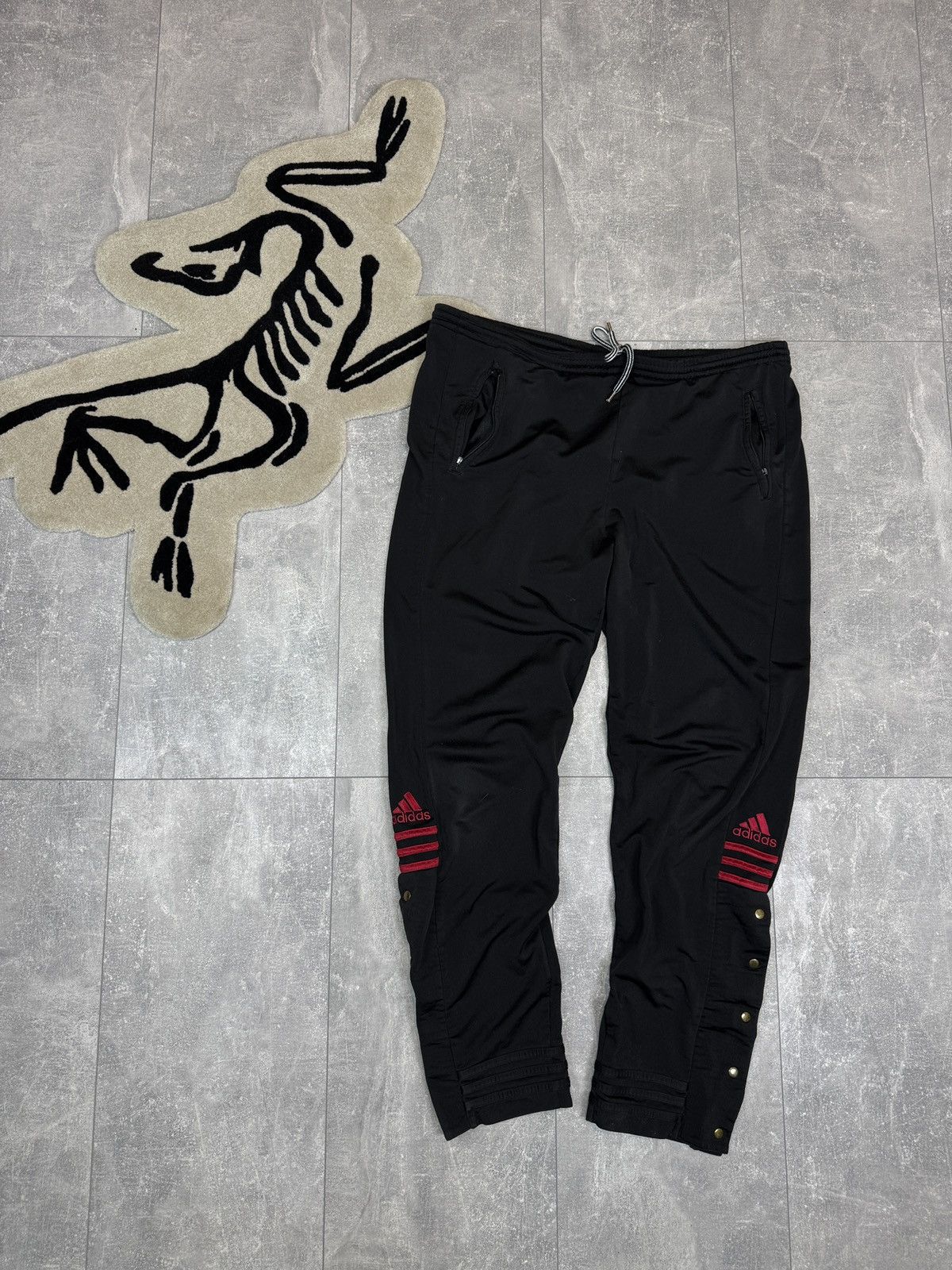 Adidas Mens Vintage Adidas sweatpants adibreak pants drill y2k rare Size US 34 / EU 50 - 1 Thumbnail
