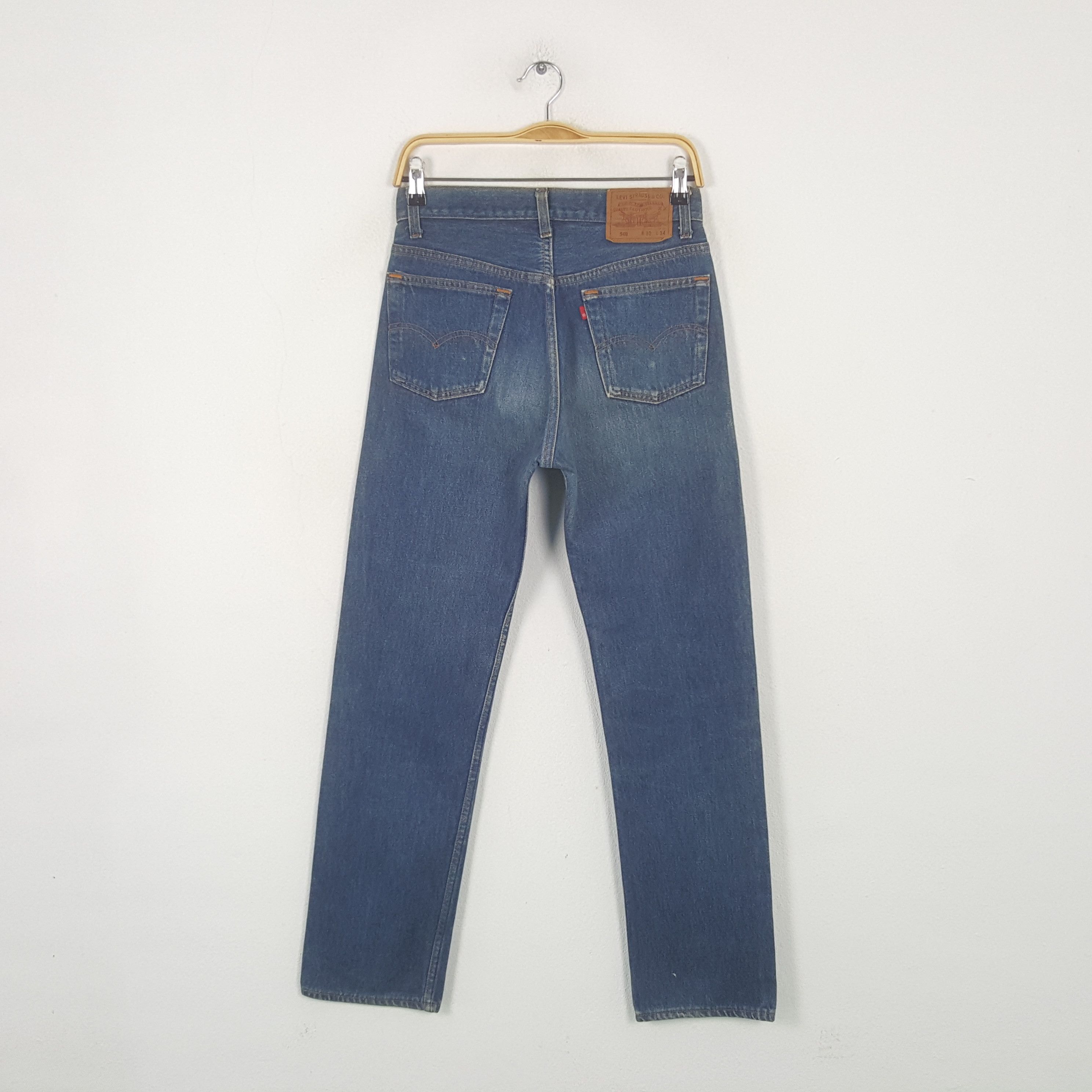 Levi's Vintage Levi's 501 Regular Style Denim Jeans RR13 Size US 28 / EU 44 - 4 Thumbnail