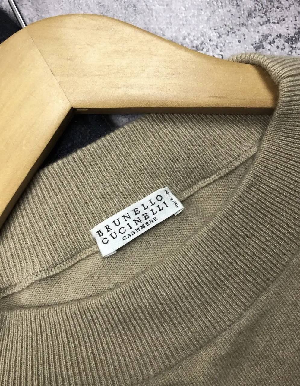 Brunello Cucinelli Brunello Cucinelli Cashmere Beige Sweater Pullover Italy Size US L / EU 52-54 / 3 - 7 Thumbnail