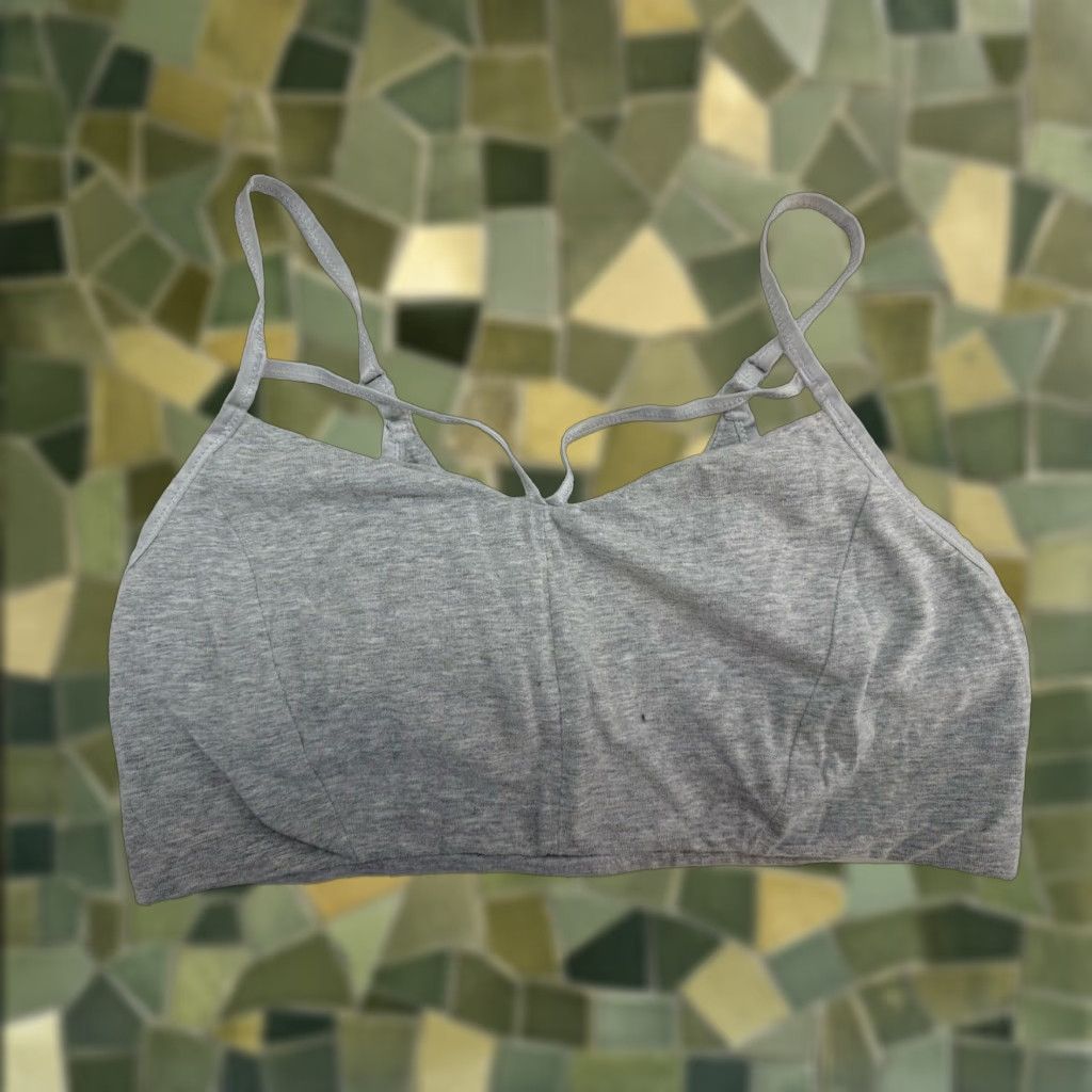 Victorias Secret Victoria's Secret Womens Gray XL Sports Bra Padded Strappy Adjustable in Grey