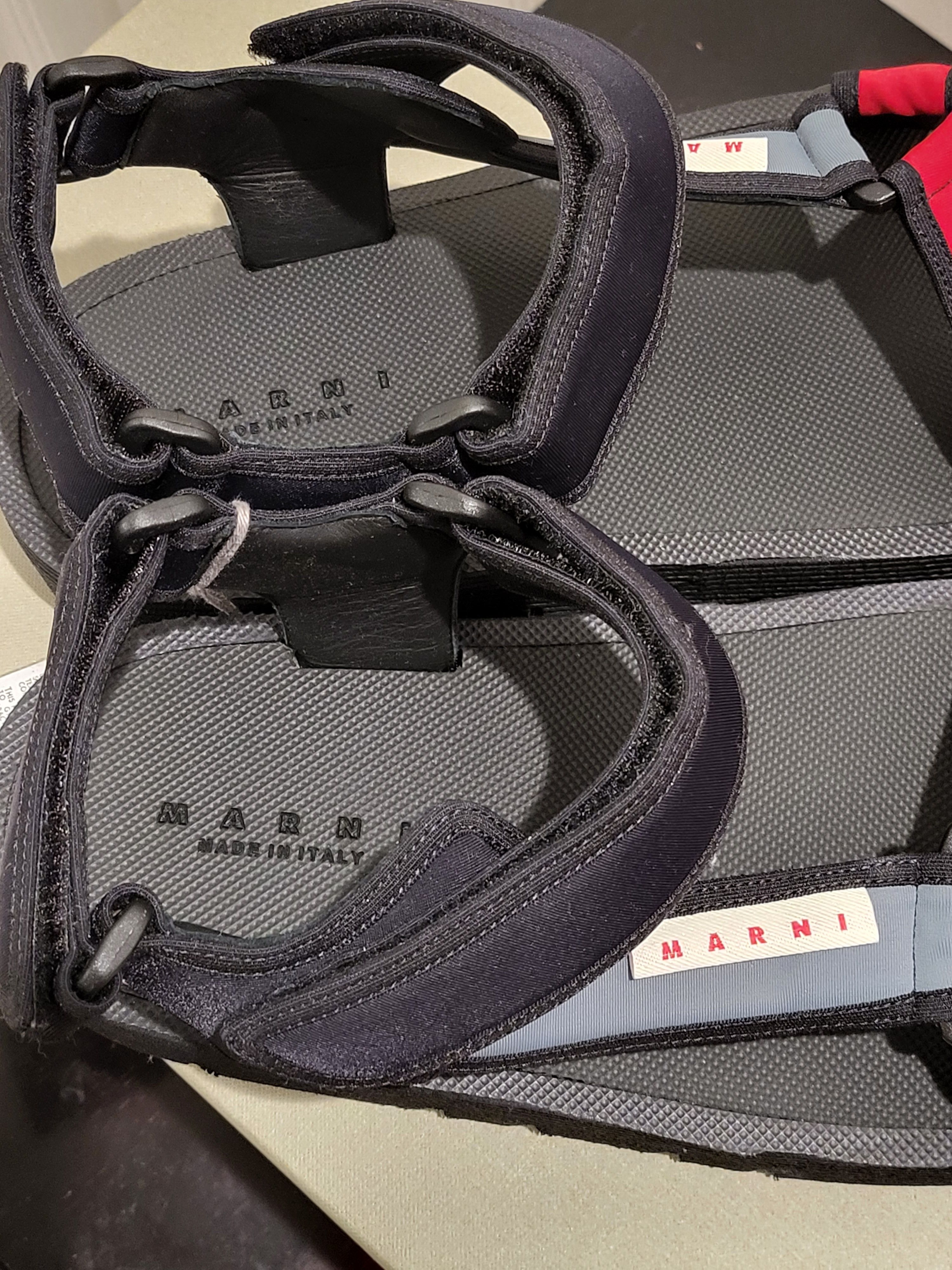Marni Logo Tab Touch Strap Sandals - UNISEX Size US 8 / EU 41 - 5 Thumbnail