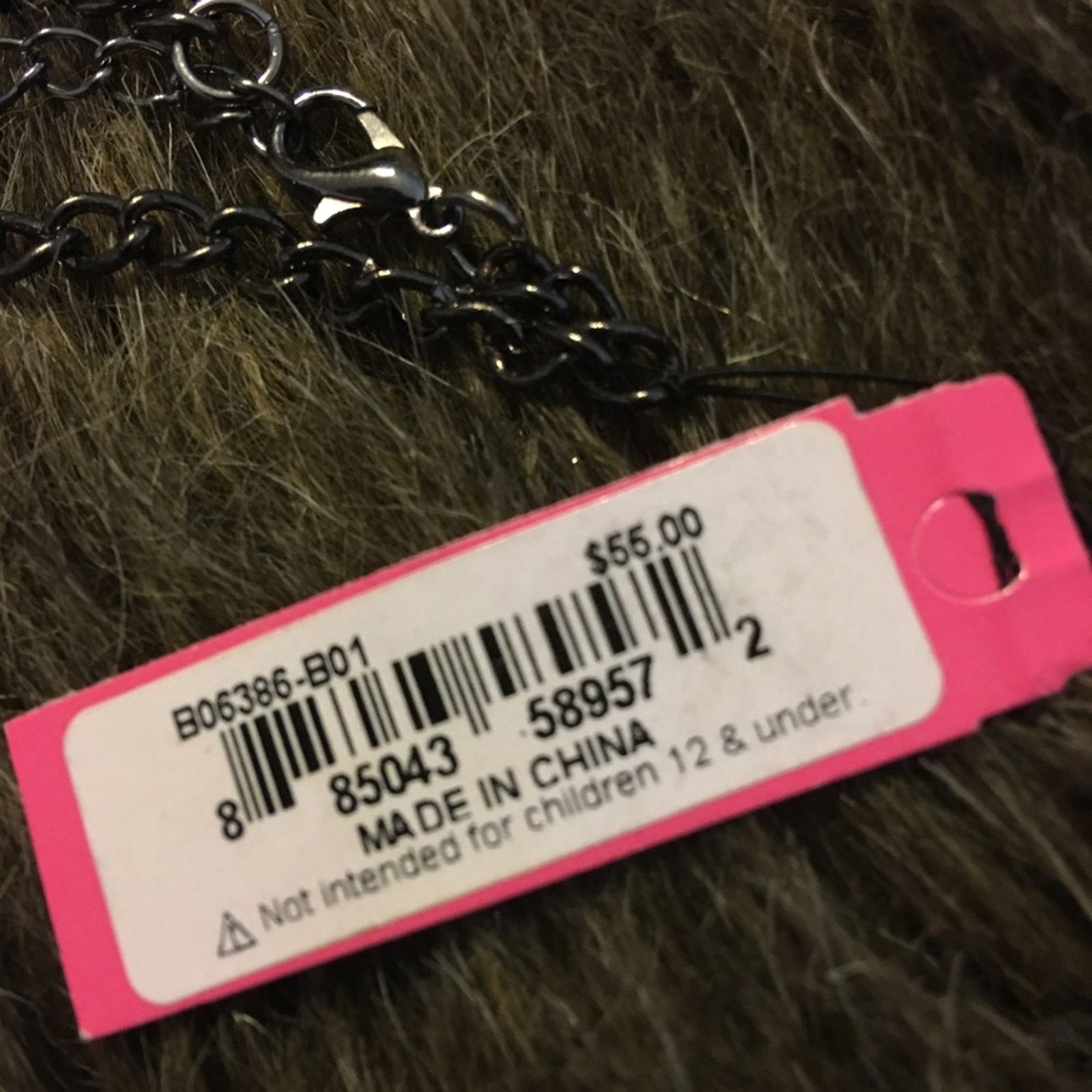 Betsey Johnson Betsey Johnson silver & black chrome necklace Size ONE SIZE - 8 Thumbnail