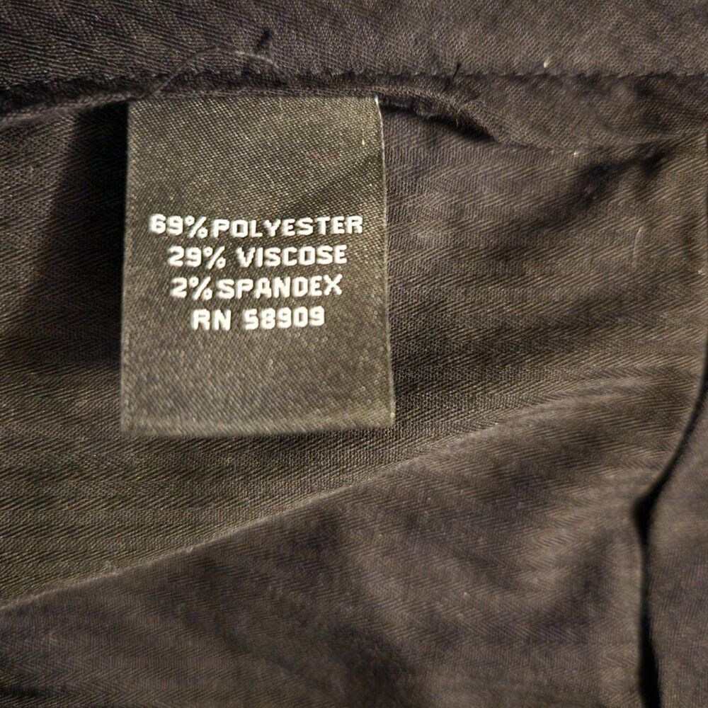 Murano Murano men's navy 69%polyester 29%viscose dress pants 38/32 Size 38L - 4 Thumbnail