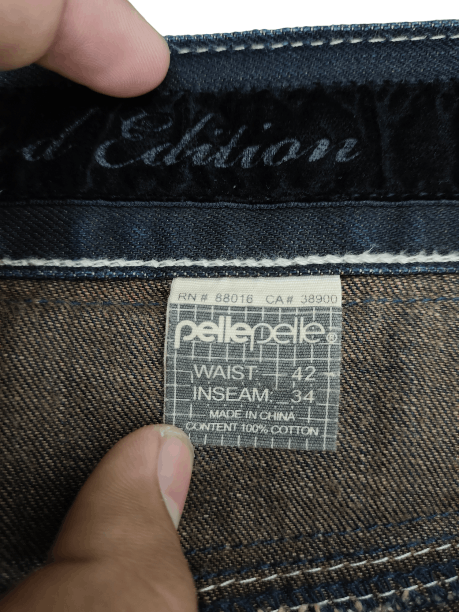 Pelle Pelle Pelle Pelle Limited Edition Studded Baggy Jeans 449/720 Size US 42 / EU 58 - 17 Thumbnail