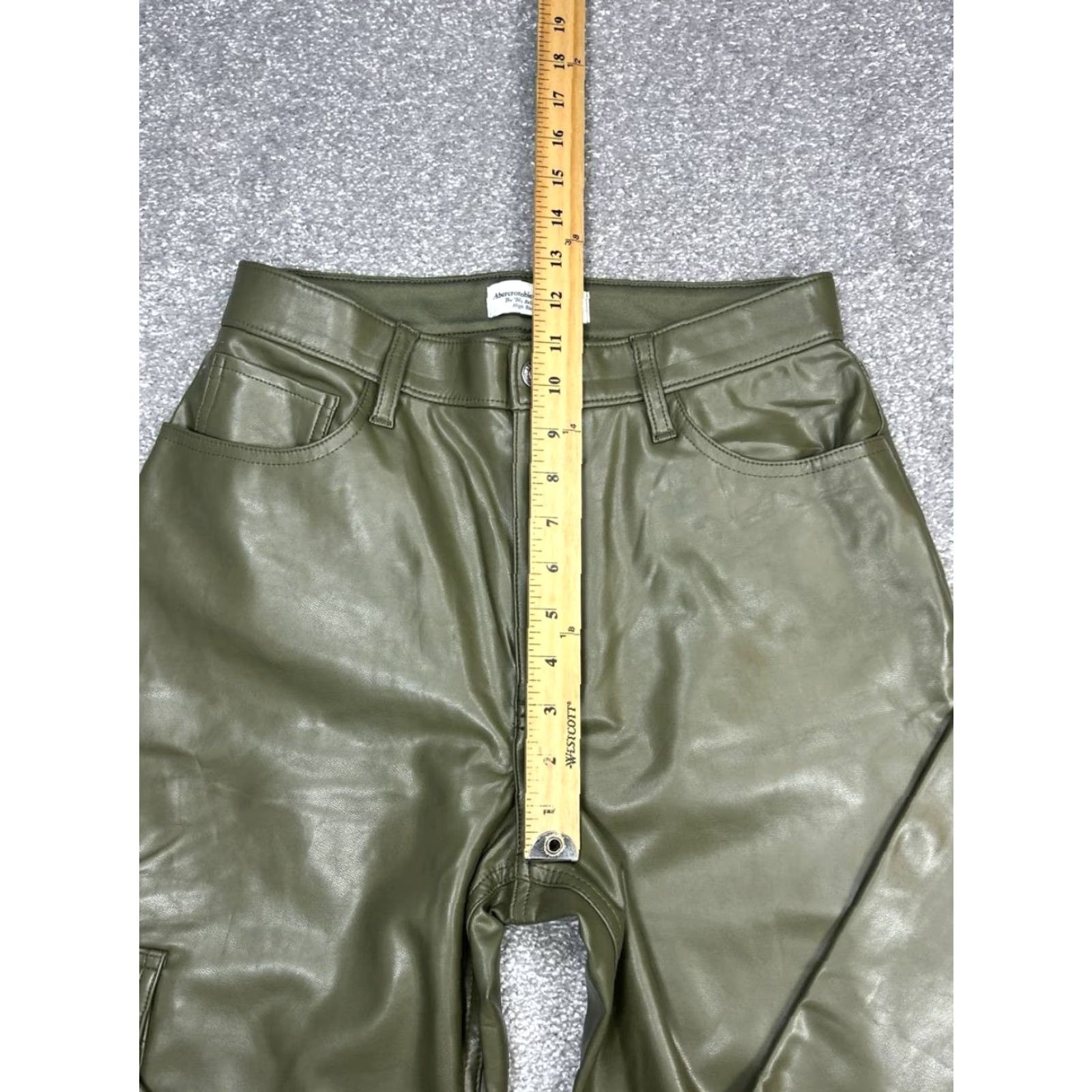 Abercrombie & Fitch Abercrombie & Fitch Curve Love The 90s Relaxed Cargo Pants Womens 28 Green Size 28" / US 6 / IT 42 - 5 Thumbnail