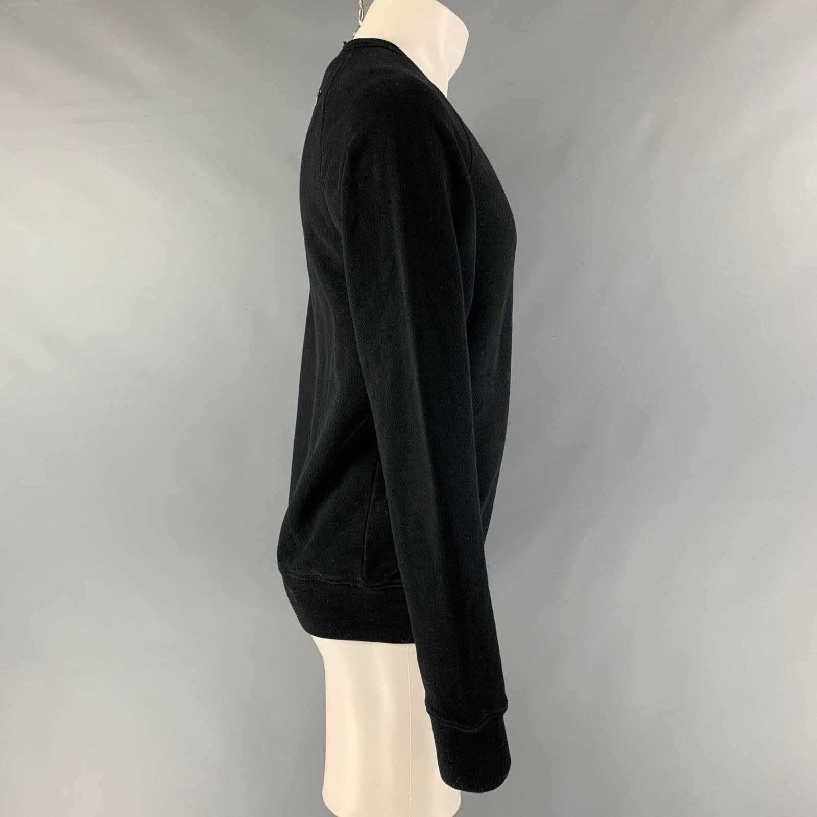 Baracuta BARACUTA Size M Black Solid Cotton Crew-Neck Sweatshirt Size US M / EU 48-50 / 2 - 3 Thumbnail