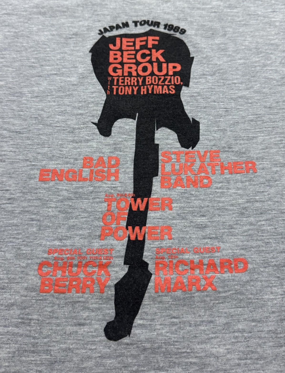 Band Tees × Vintage Vintage 80’s Jeff Beck Steve Lukather Chuck Berry Size US S / EU 44-46 / 1 - 6 Thumbnail