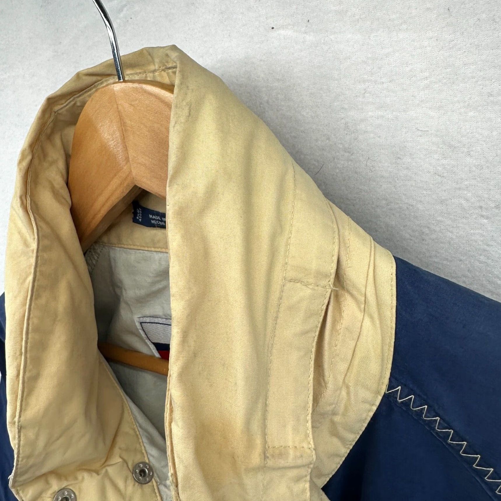 Vintage Regatta Sport Windbreaker Jacket Blue Men's M Full Zip Long Sleeve Pockets, Casual, Travel, Winter, Cotton, Regular Fit Size US M / EU 48-50 / 2 - 5 Thumbnail