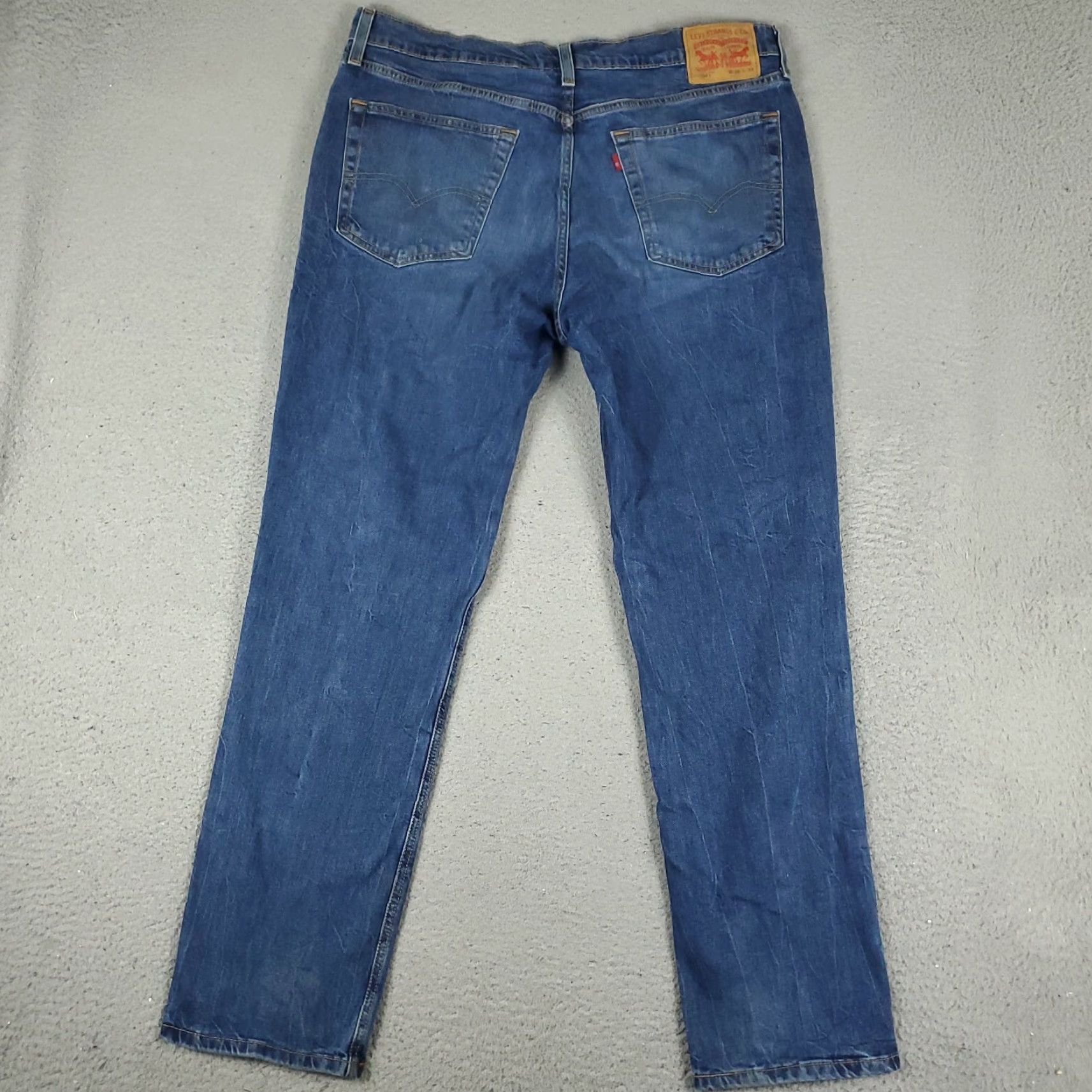 Levi's Levis 541 Athletic Fit Straight Leg Jeans Mens 36x32 Blue Cotton Blend Size US 36 / EU 52 - 7 Thumbnail