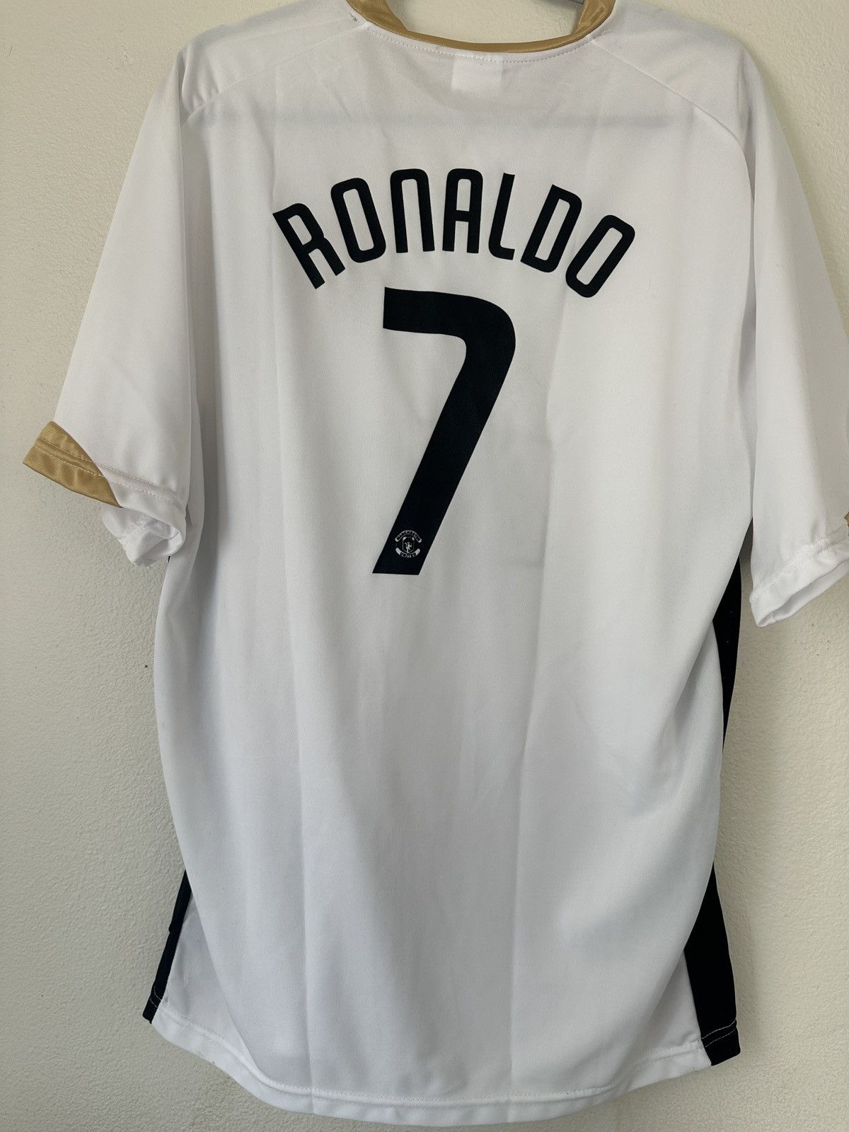 Vintage Manchester United Soccer Away Jersey #7 Ronaldo Away