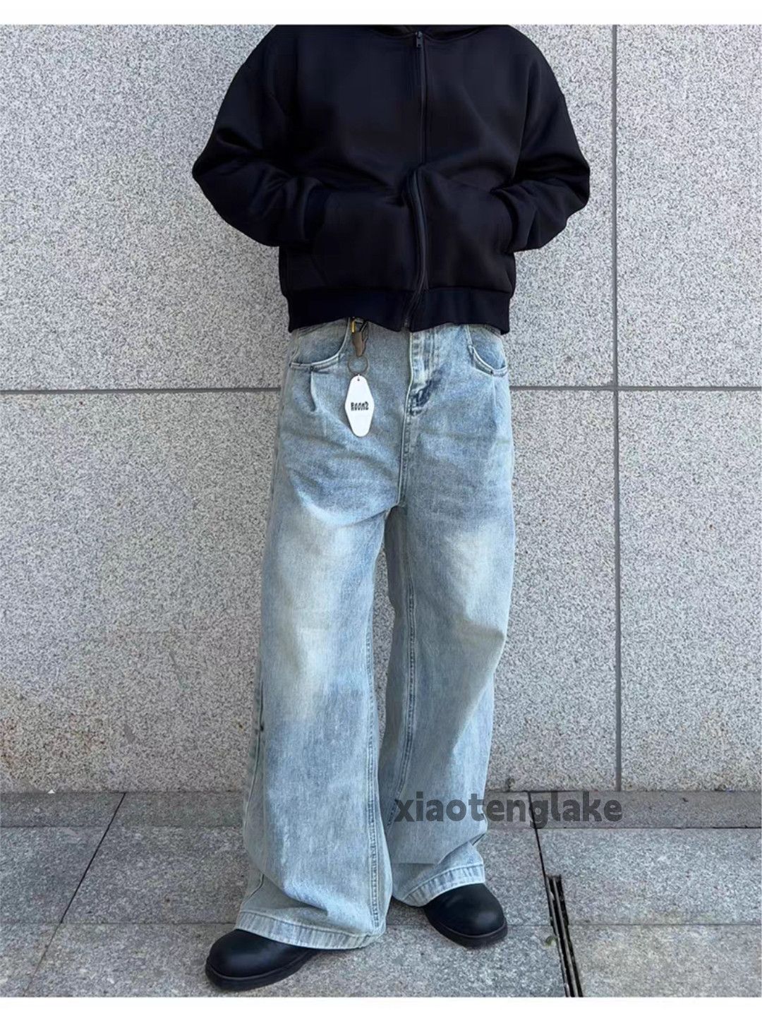 Jean otl erd vetements style bootcut loose baggy faded jeans Size US 30 / EU 46 - 3 Thumbnail