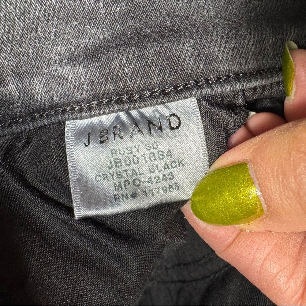J Brand J Brand Ruby 30 In Crystal Black Skinny Jeans Size 28 Size 28" / US 6 / IT 42 - 7 Thumbnail