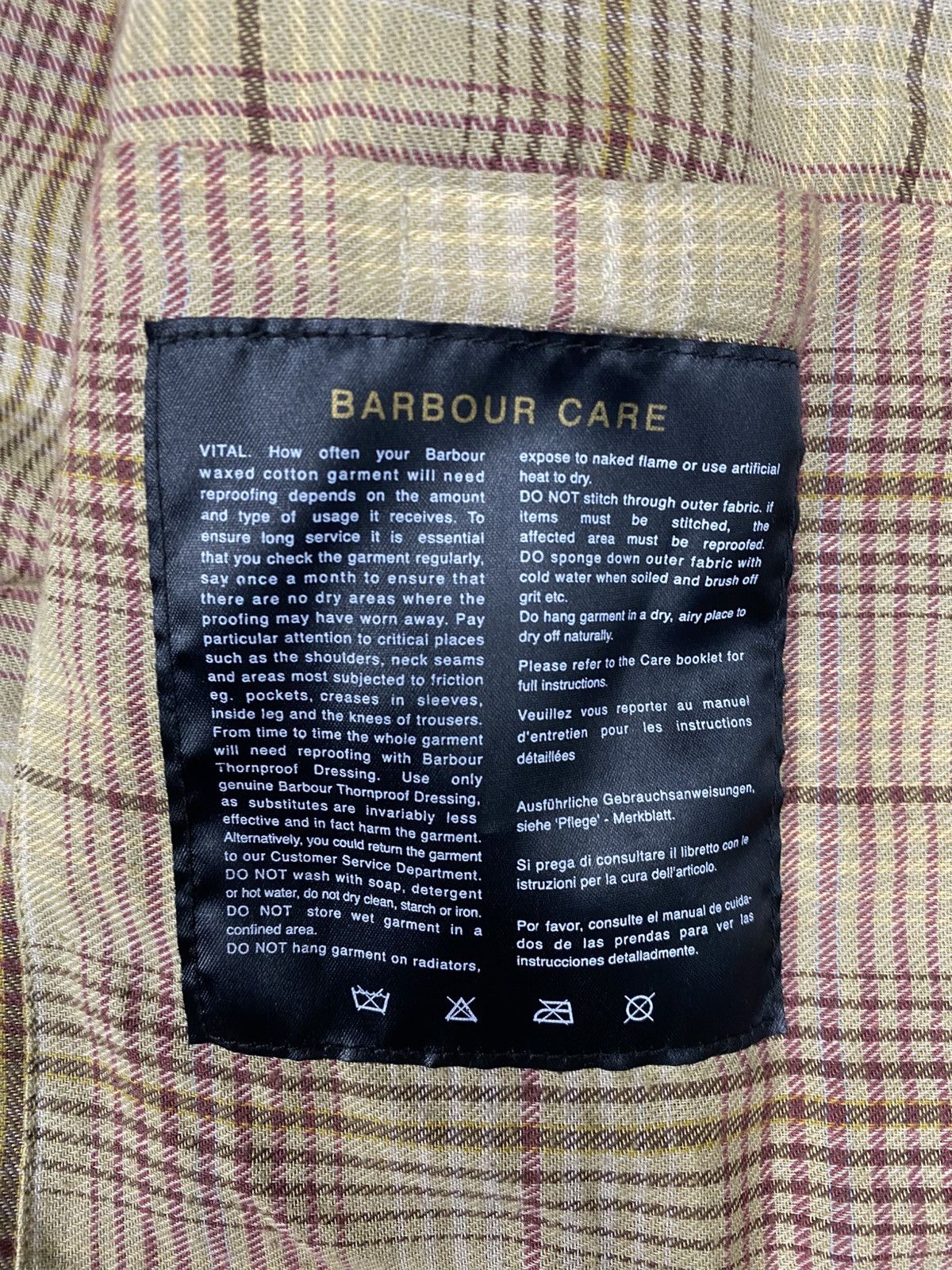 Barbour Barbour Stockman A1554 Long Waxed Riding Coat UK42 Size US L / EU 52-54 / 3 - 23 Thumbnail