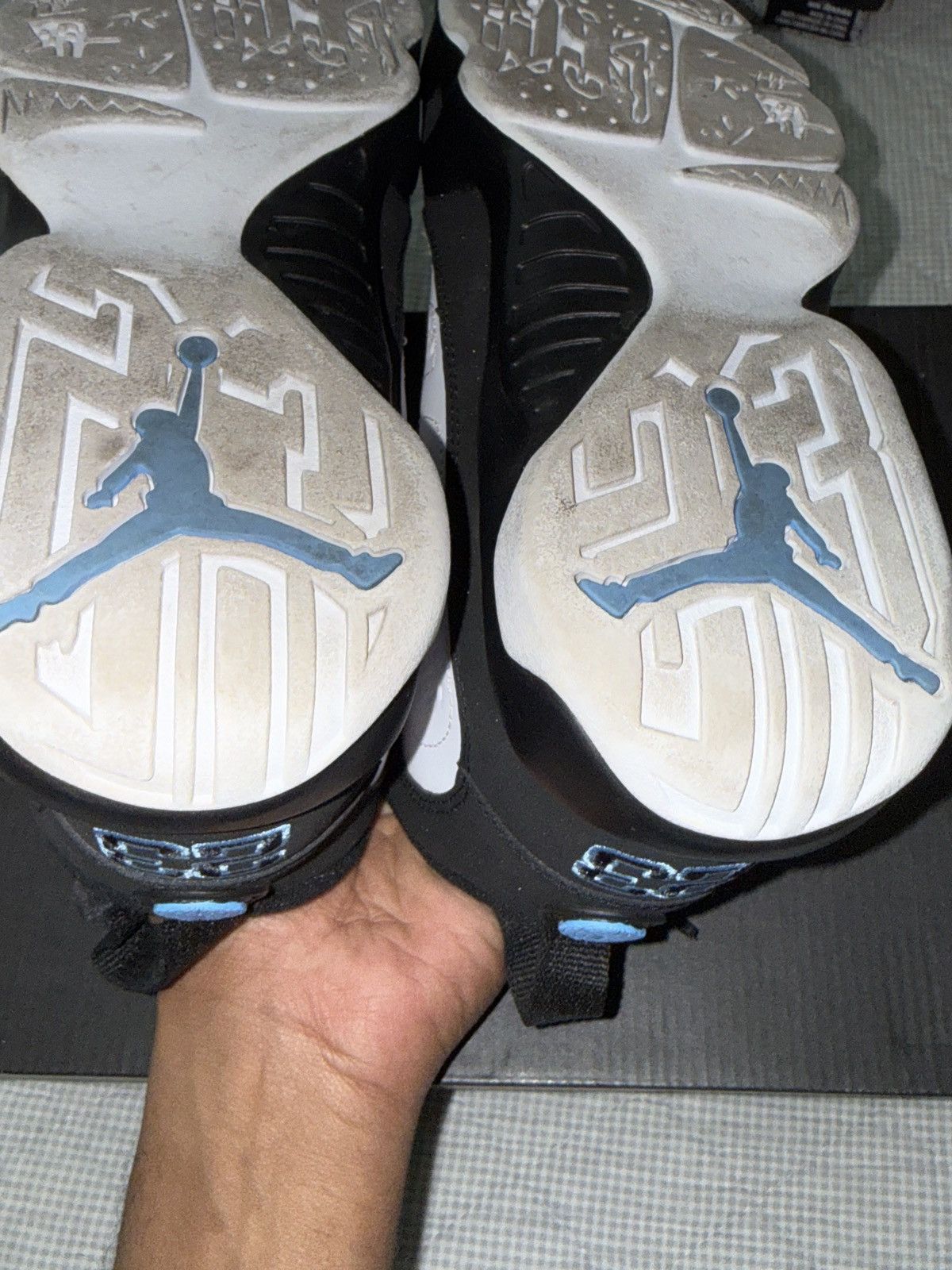 Jordan Brand Air Jordan 9 ‘ University Blue GS ‘ Size US 6.5 / EU 39-40 - 8 Thumbnail