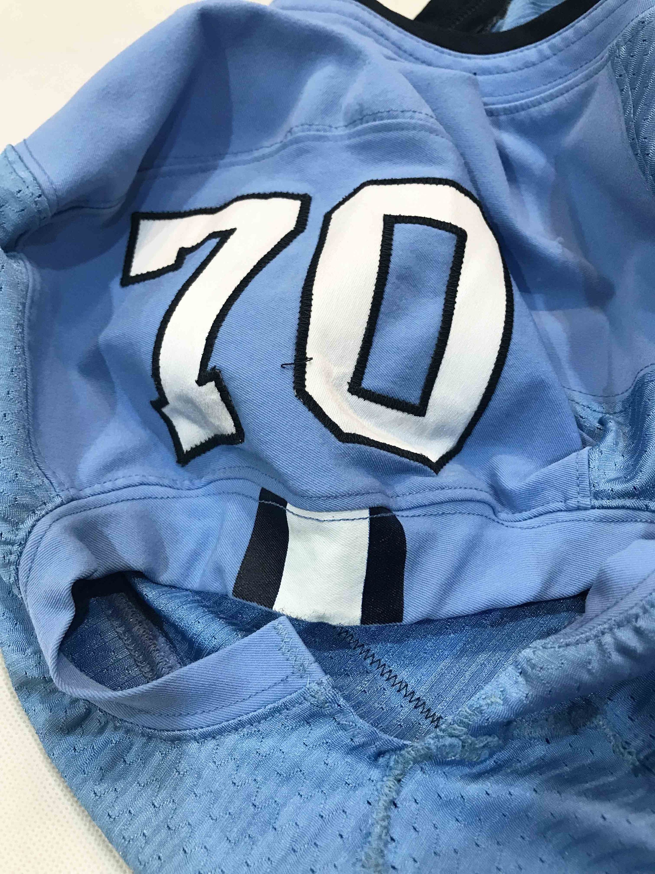 Nike Nike UNC North Carolina Tar Heels #70 Football Game Jersey Size US M / EU 48-50 / 2 - 5 Thumbnail