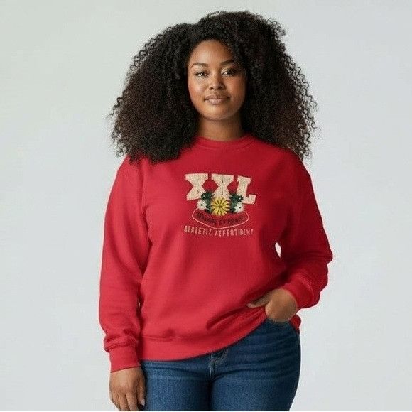 Other Vintage Embroidered Athletic Red Graphic Women's Crewneck Sw Size XL / US 12-14 / IT 48-50 - 1 Thumbnail
