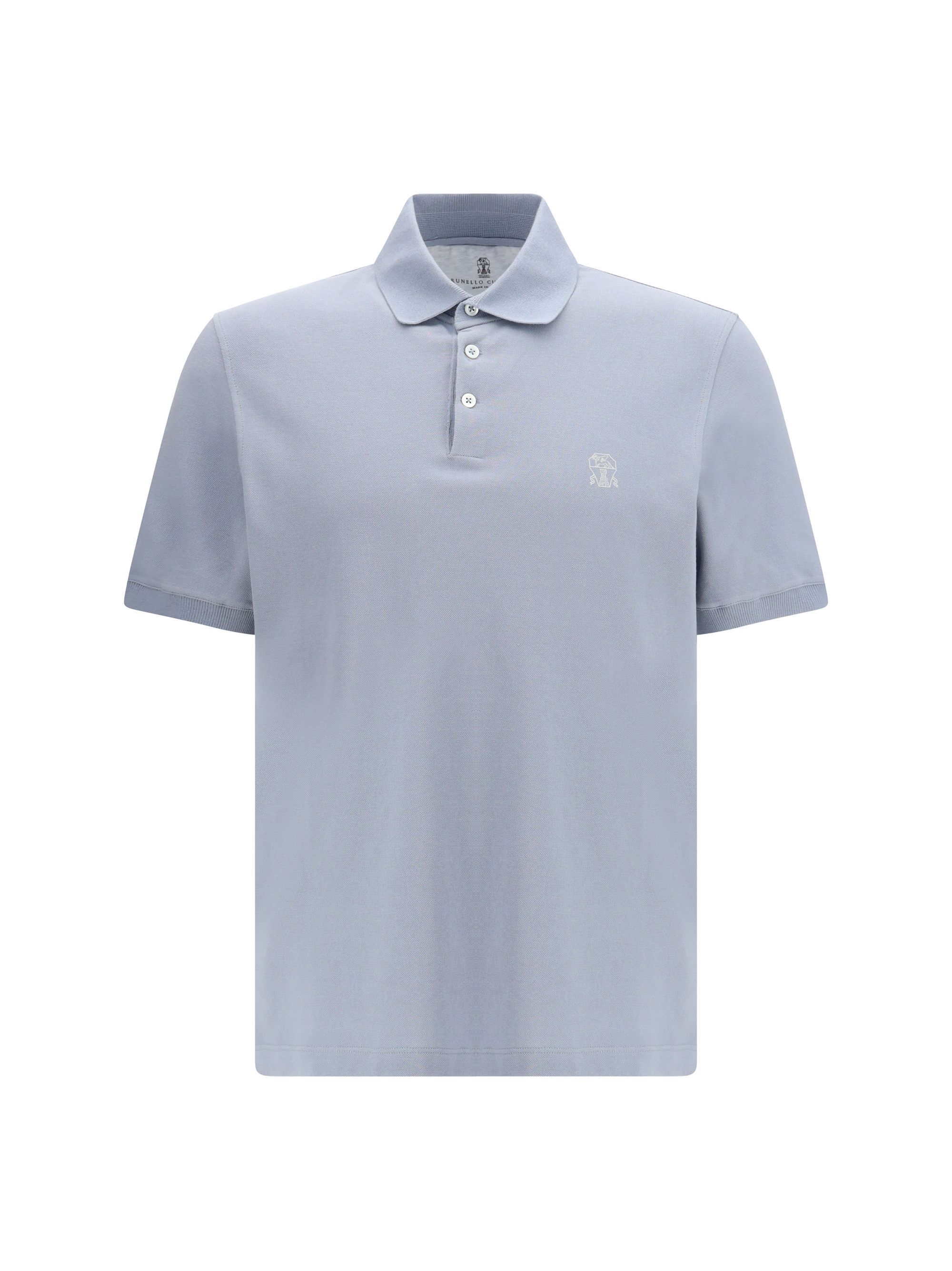 Brunello Cucinelli Cotton Polo Shirt Size US M / EU 48-50 / 2 - 1 Thumbnail