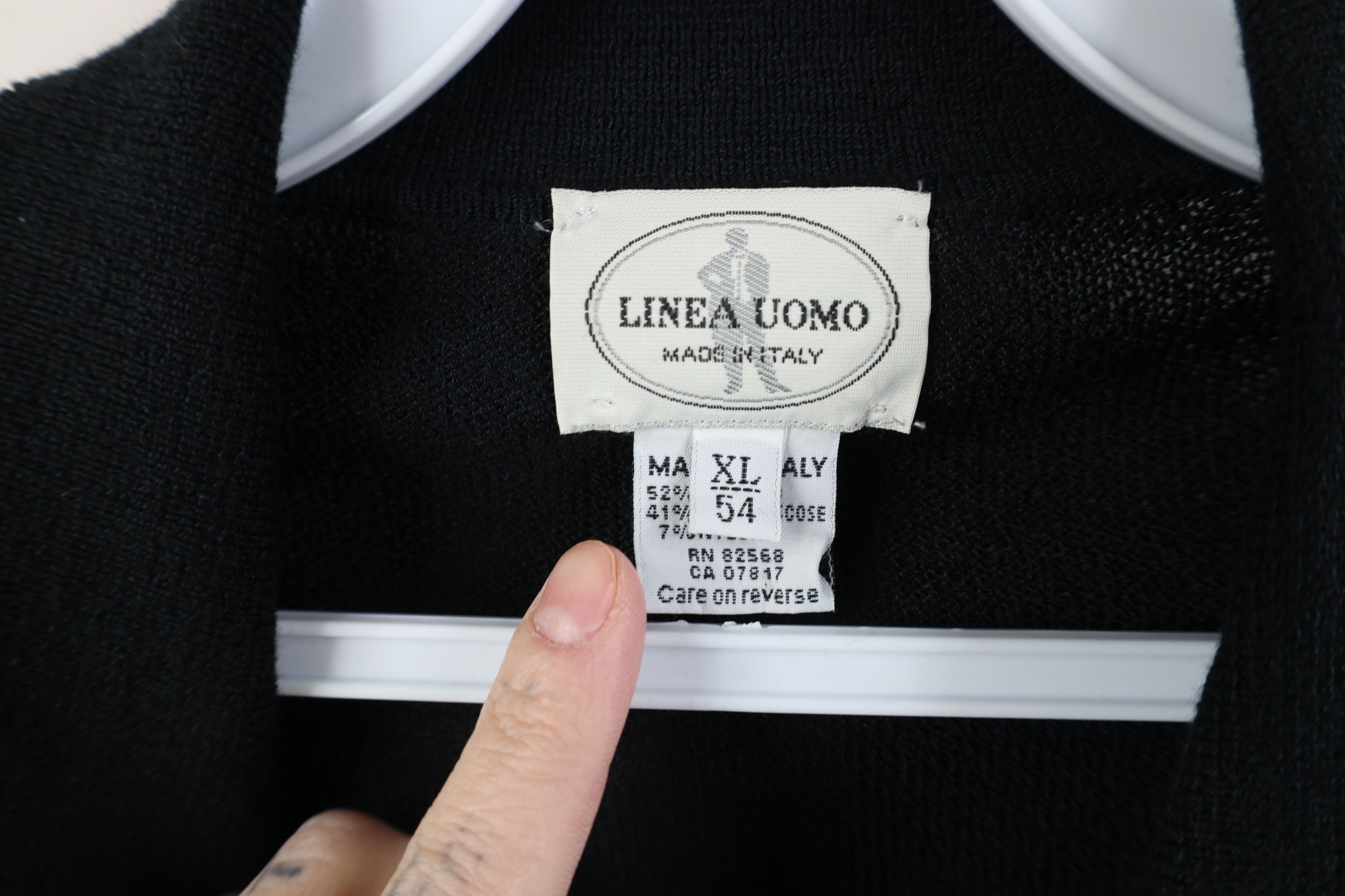 Vintage Vintage 90s Streetwear Blend Knit Pullover Polo Black Size US XL / EU 56 / 4 - 6 Thumbnail
