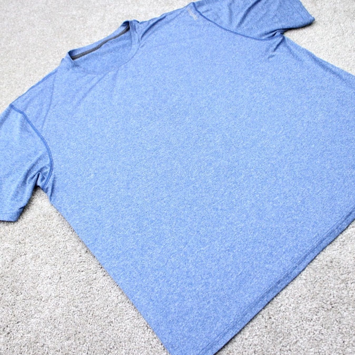 Reebok Reebok Shirt Mens 3XL XXXL Blue PlayDry Regular Fit Athletic Short Sleeve Shirt Mens 3XL Blue PlayDry Size US XXL / EU 58 / 5 - 4 Thumbnail
