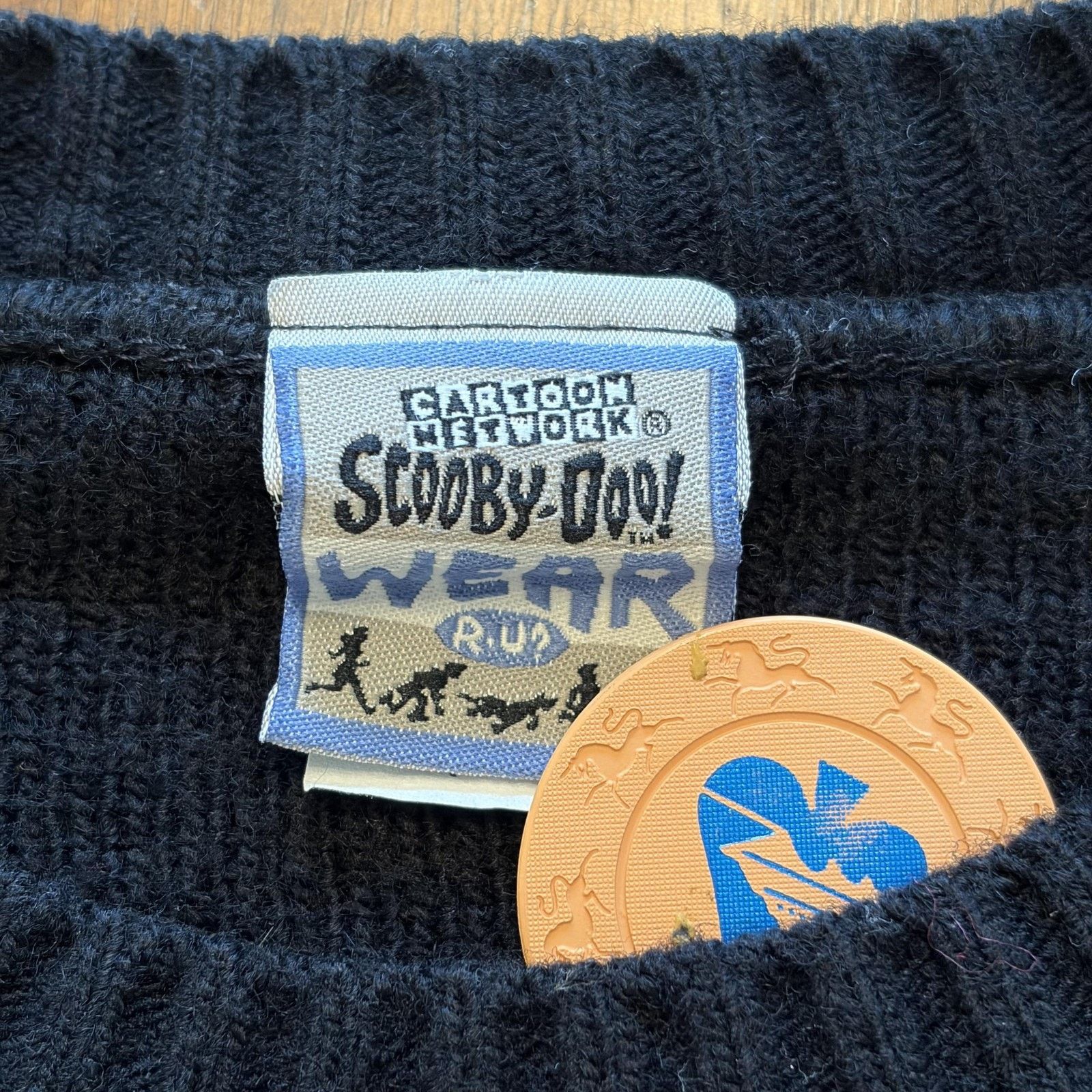 Vintage Vtg Scooby-Doo Wear Sweater Kids 10-12 Knit Cartoon 90s Size US XXS / EU 40 - 7 Thumbnail