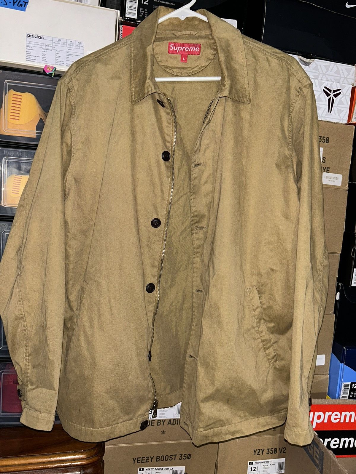 Supreme Supreme Button Zip Jacket size Large Size US L / EU 52-54 / 3 - 7 Thumbnail