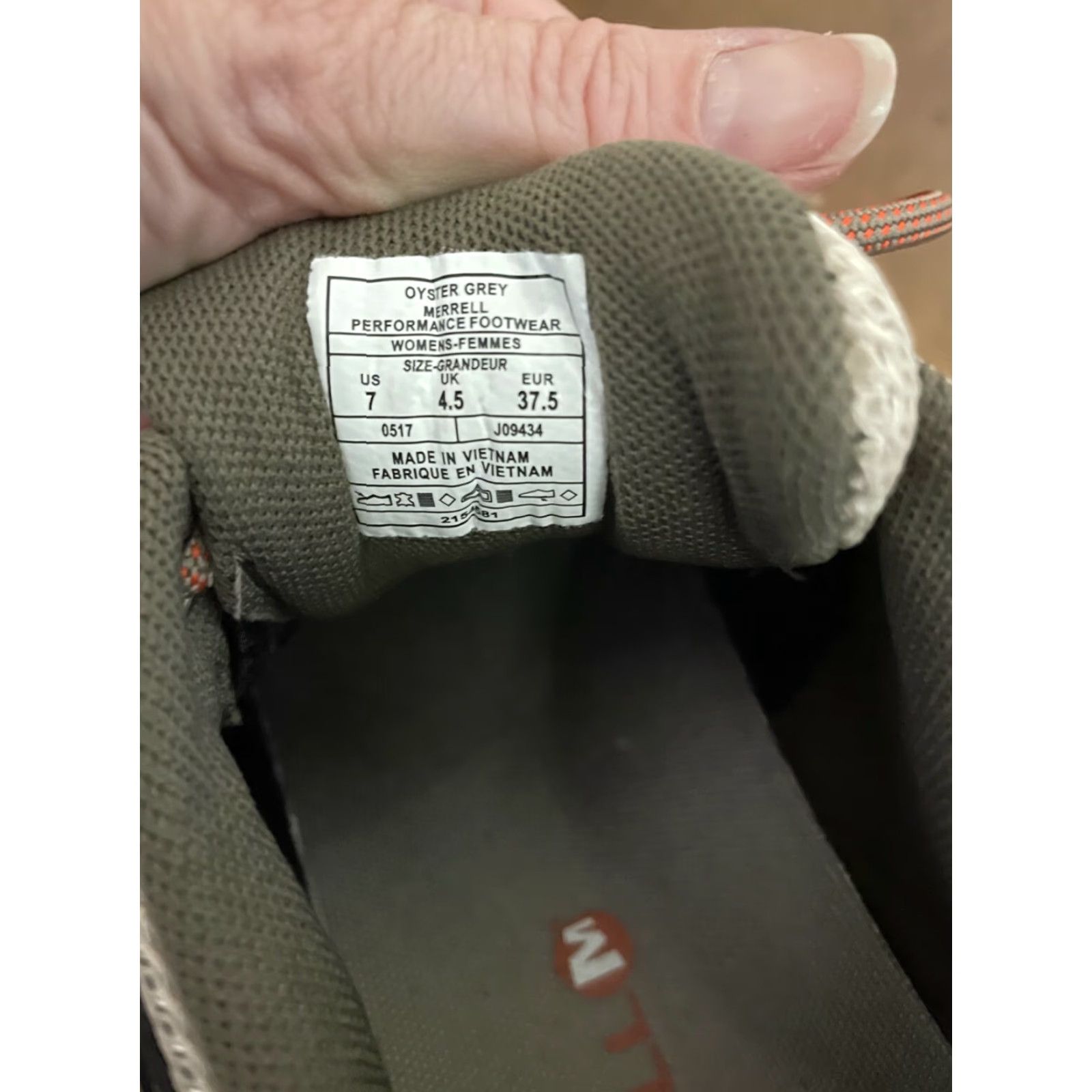 Merrell **Merrell Q Form 2 Oyster Gray Hiking Shoe Size 7 Women's Cushioned** User: **Merrell Q Form 2 Oyster Gray Hiking Shoe Women's Size 7 Cushioned** Size US 7 / IT 37 - 6 Thumbnail