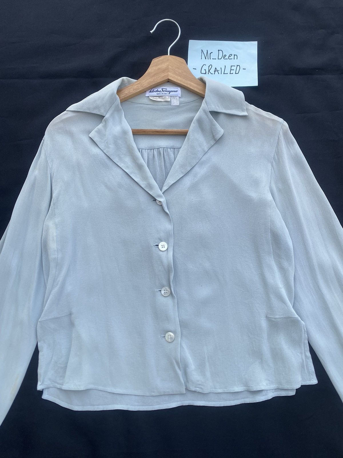 Salvatore Ferragamo Rare Vintage 90s Salvatore Ferragamo Buttons Shirt Size M / US 6-8 / IT 42-44 - 1 Thumbnail