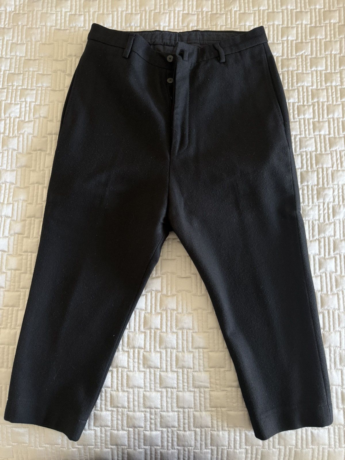 Rick Owens wool cropped pants