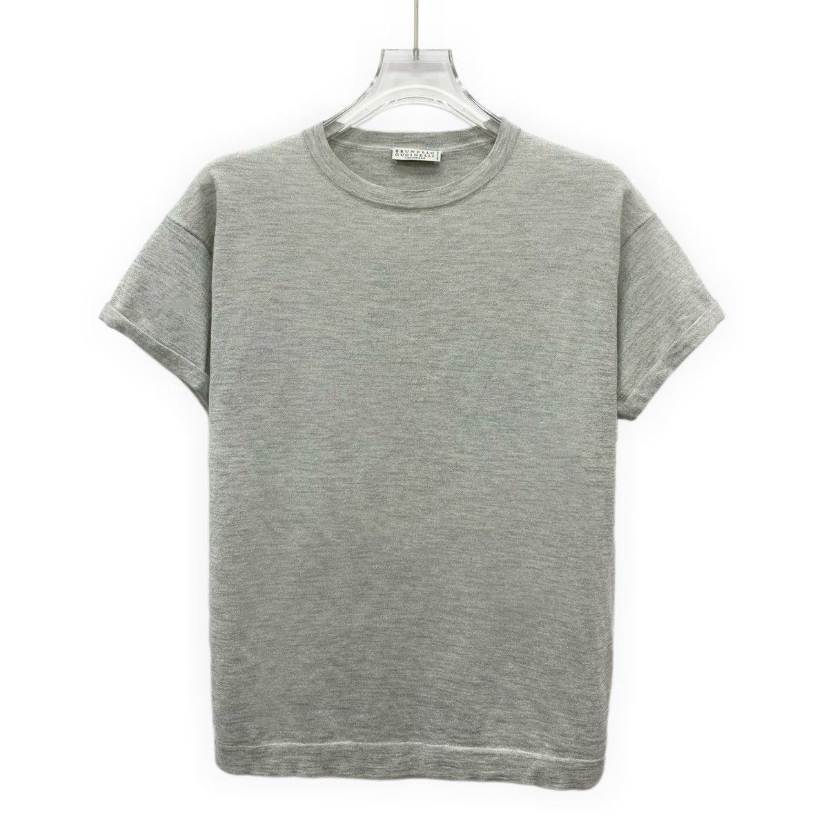 Brunello Cucinelli Brunello Cucinelli Cashmere Short Sleeve T-shirt K26WX Size S / US 4 / IT 40 - 1 Thumbnail
