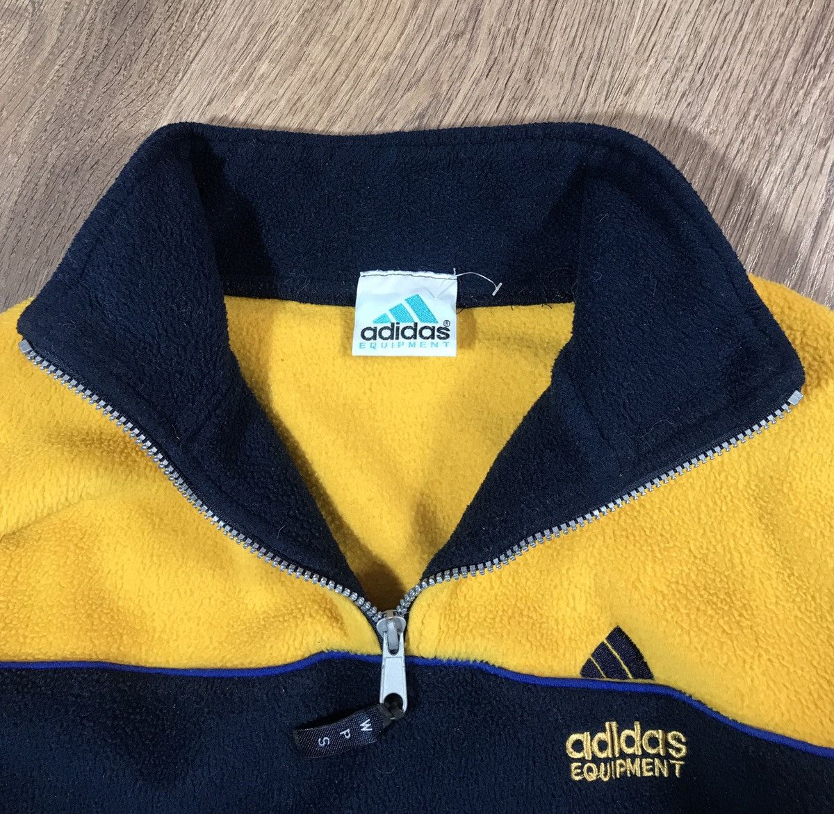 Adidas × Vintage Vintage Adidas Equipment Fleece Sherpa Size US L / EU 52-54 / 3 - 6 Thumbnail