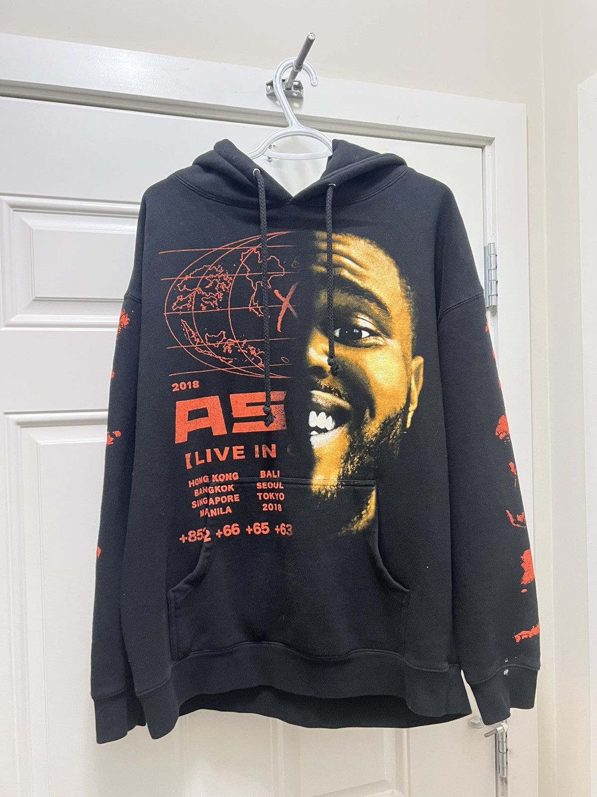 The Weeknd XO The Weeknd XO Asia Tour Hoodie Black Rare Grailed
