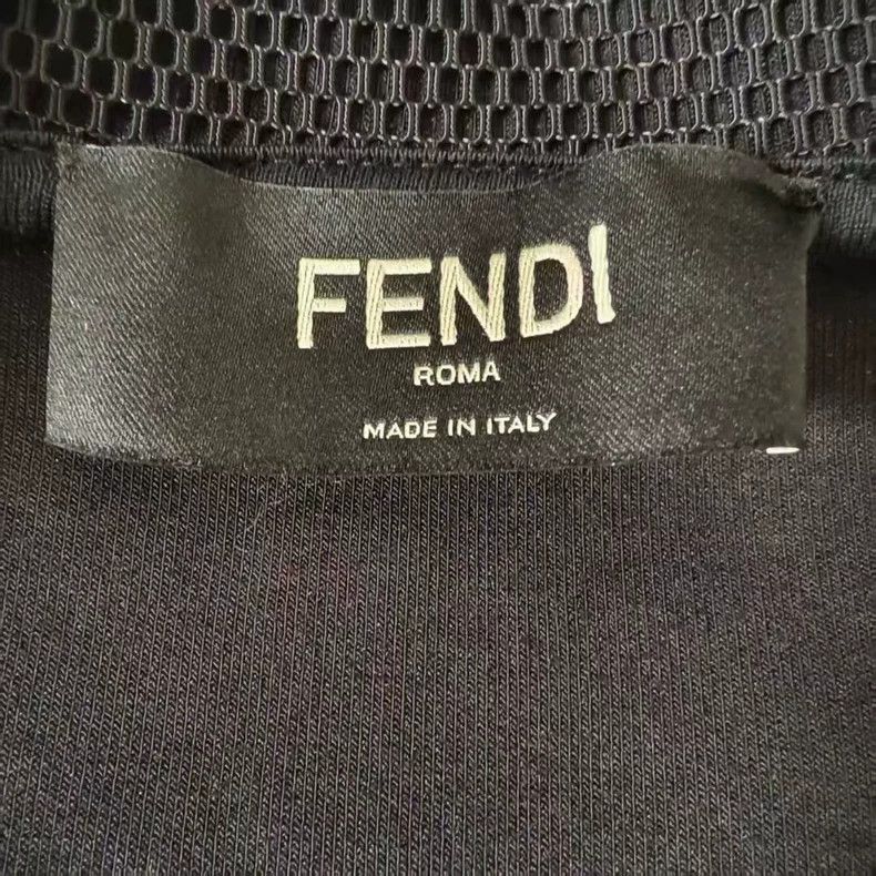 Fendi Fendi Logo Logo Cotton Hooded Jacket Size US XS / EU 42 / 0 - 3 Thumbnail