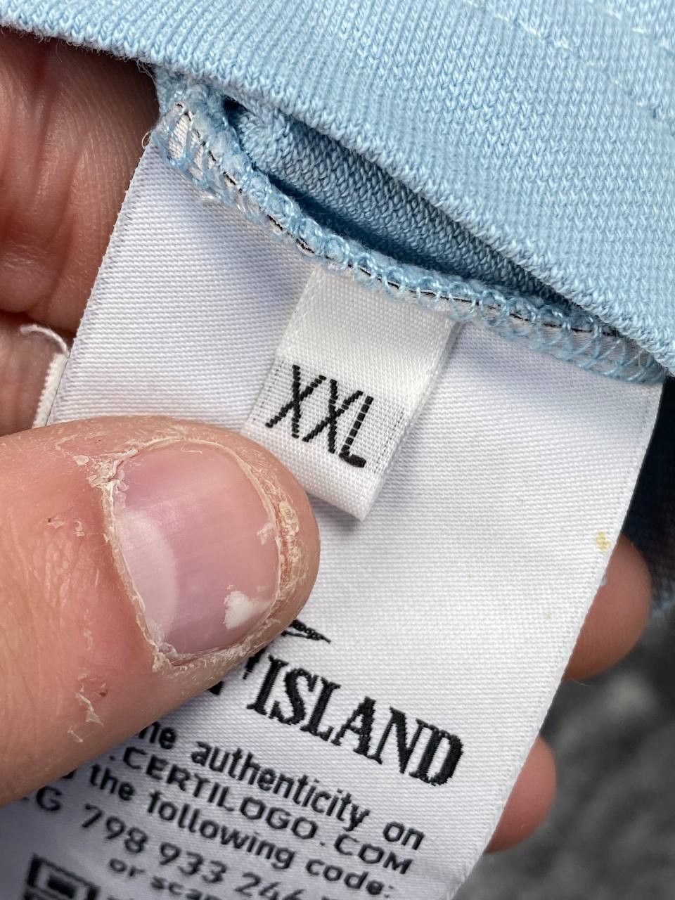 Stone Island Stone Island Polo Shirt Patch Program Men Size 2XL Blue Size US XXL / EU 58 / 5 - 15 Thumbnail