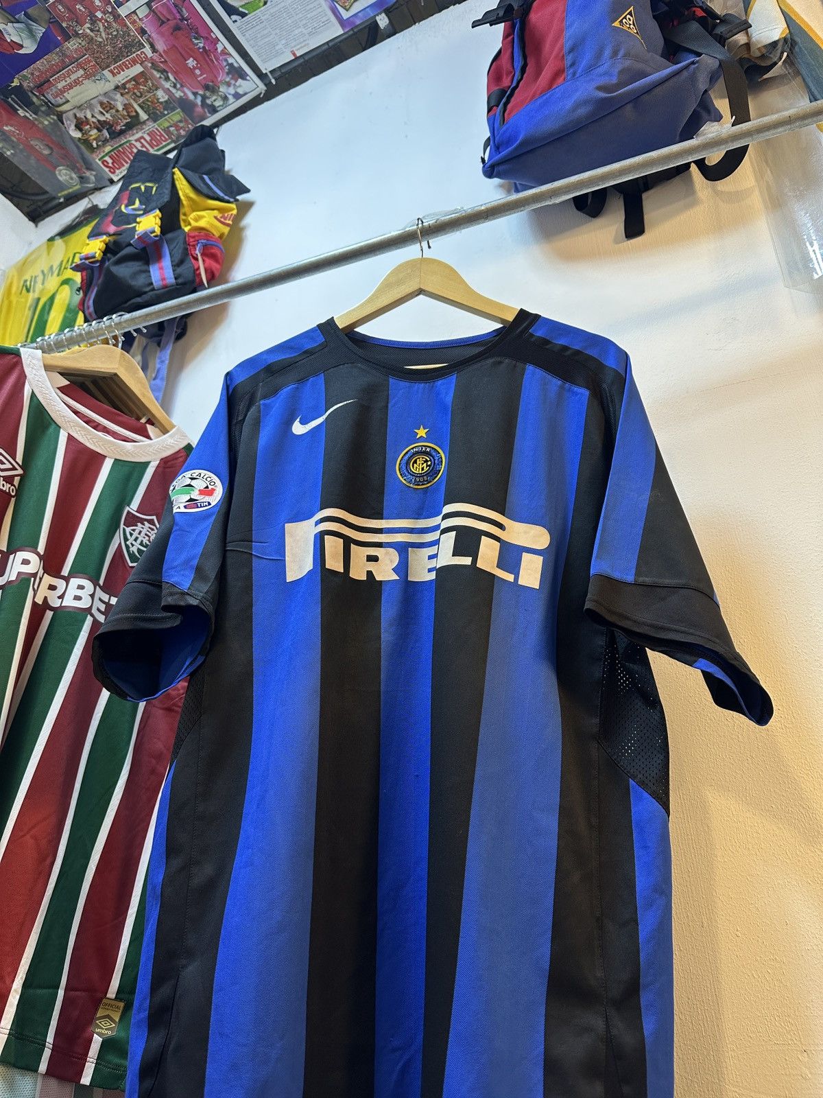 Nike 2005-2006 Inter Milan Home Kit ADRIANO 10 Size US M / EU 48-50 / 2 - 3 Thumbnail