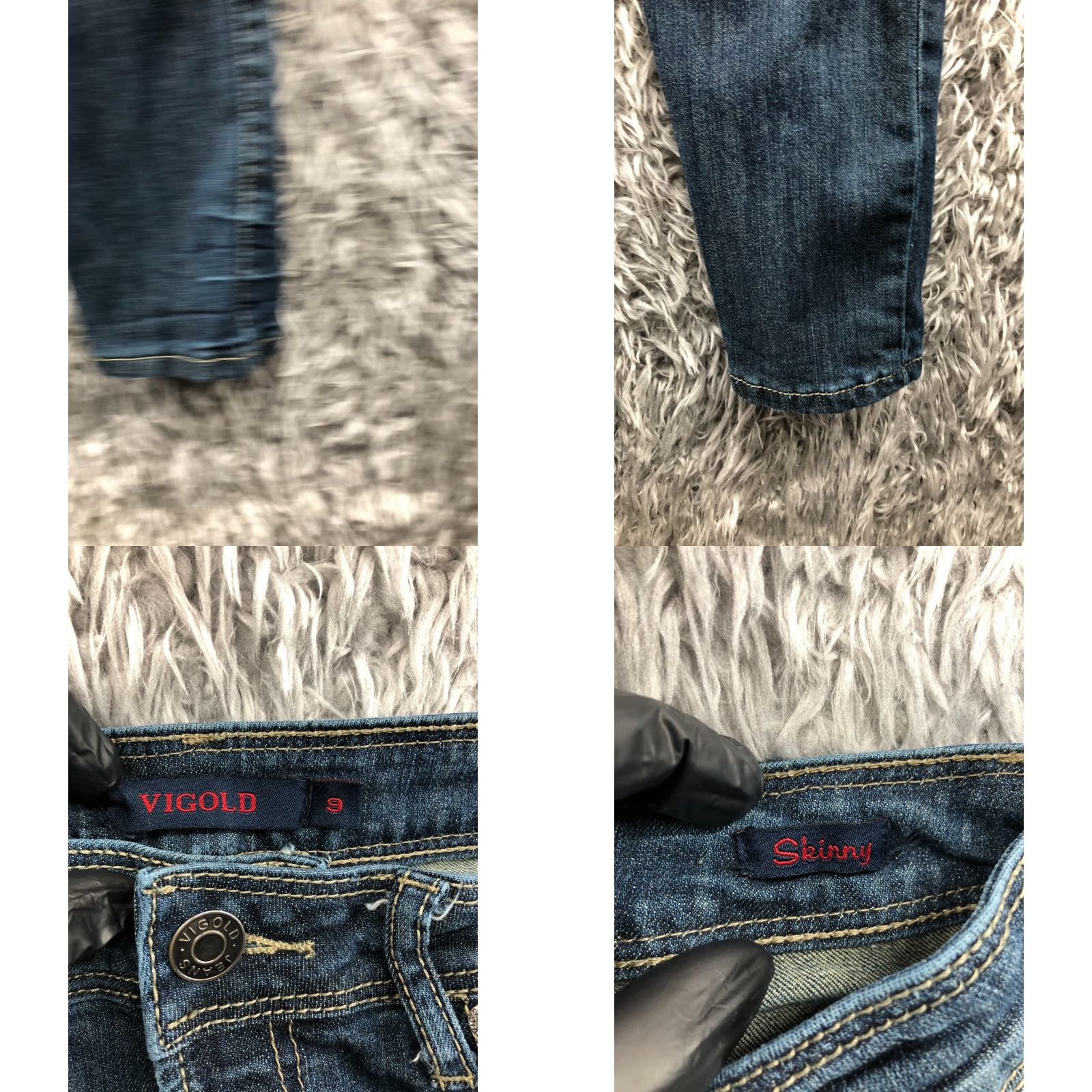 Vintage Vigold Jeans Skinny Size 9 Junior Womens Medium Wash Blue Casual Regular Fit Mens Womens Girls Size 30" / US 8 / IT 44 - 8 Thumbnail