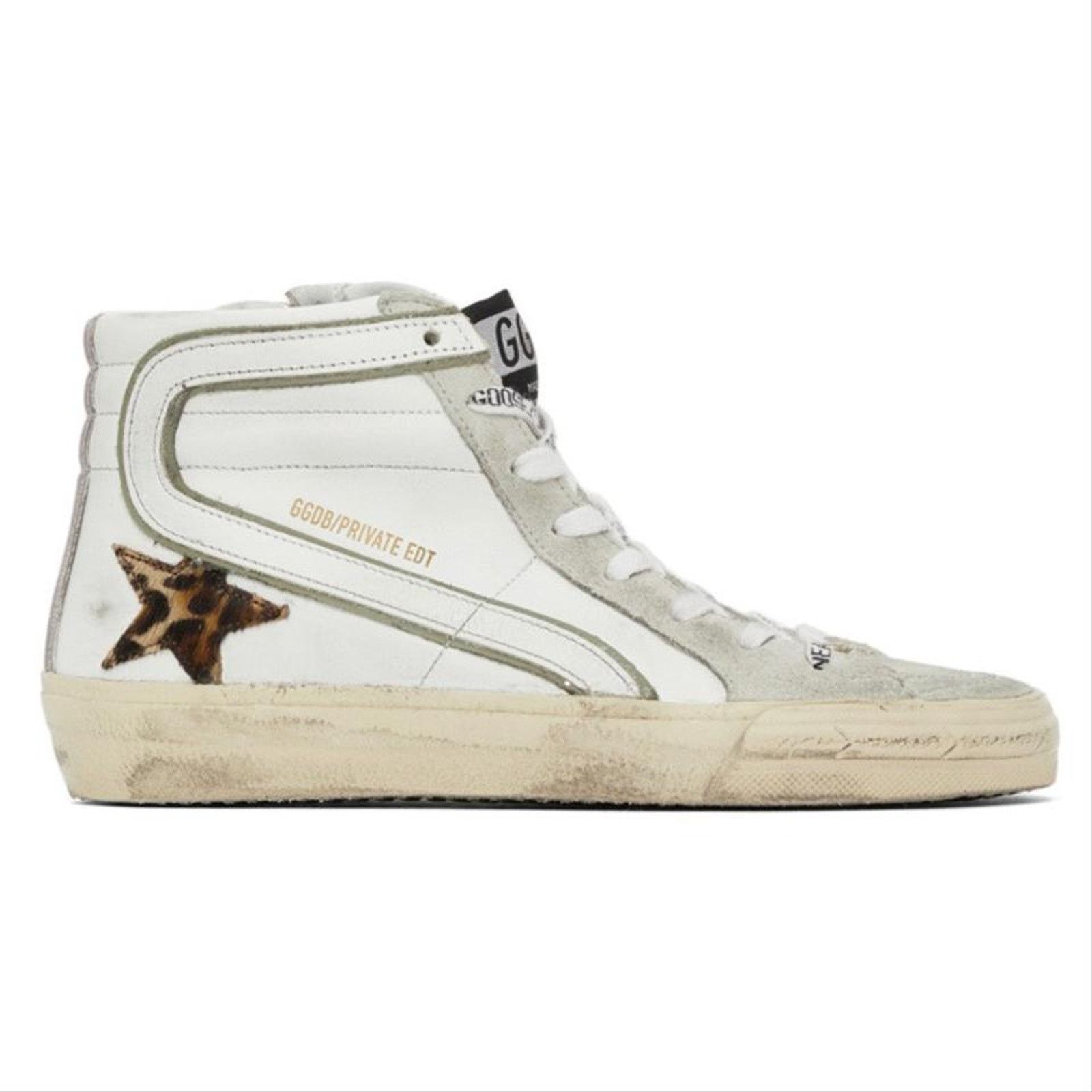 Golden Goose slide distressed leather sneakers Size US 10 / IT 40 - 1 Thumbnail