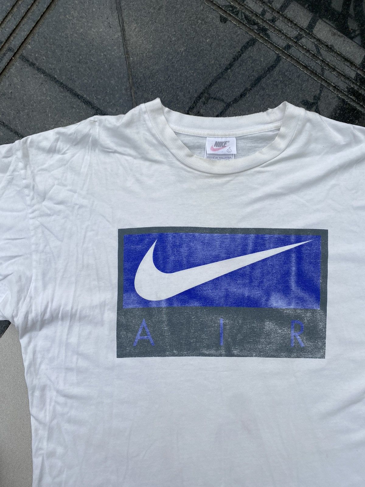 Nike × Vintage 90S NIKE AIR VINTAGE BIG LOGO RETRO Y2K TEE TSHIRT Size US L / EU 52-54 / 3 - 3 Thumbnail