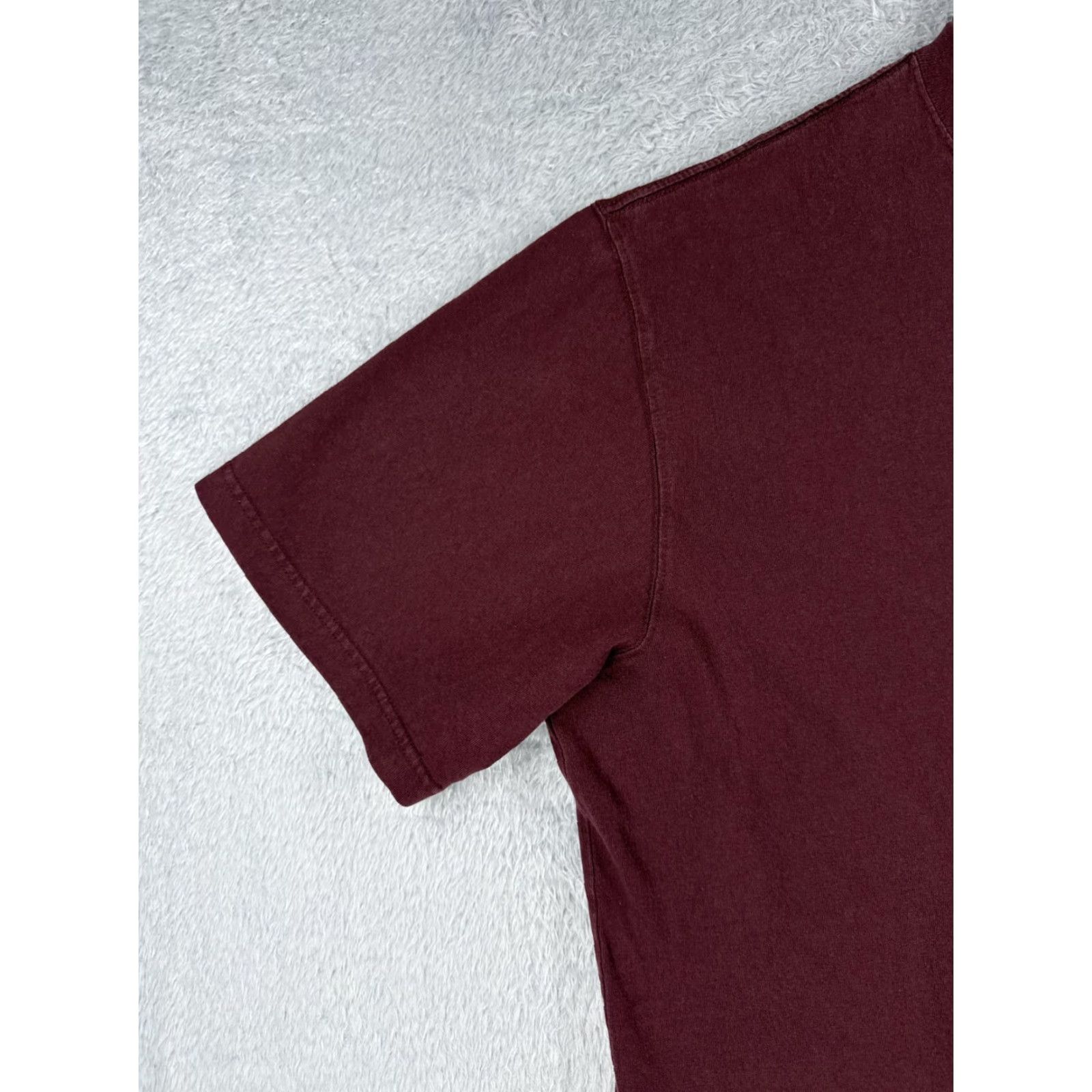 Carhartt VINTAGE Carhartt Shirt Men Extra Large Red Short Sleeve Henley Cotton Pocket Workwear Size US XL / EU 56 / 4 - 3 Thumbnail