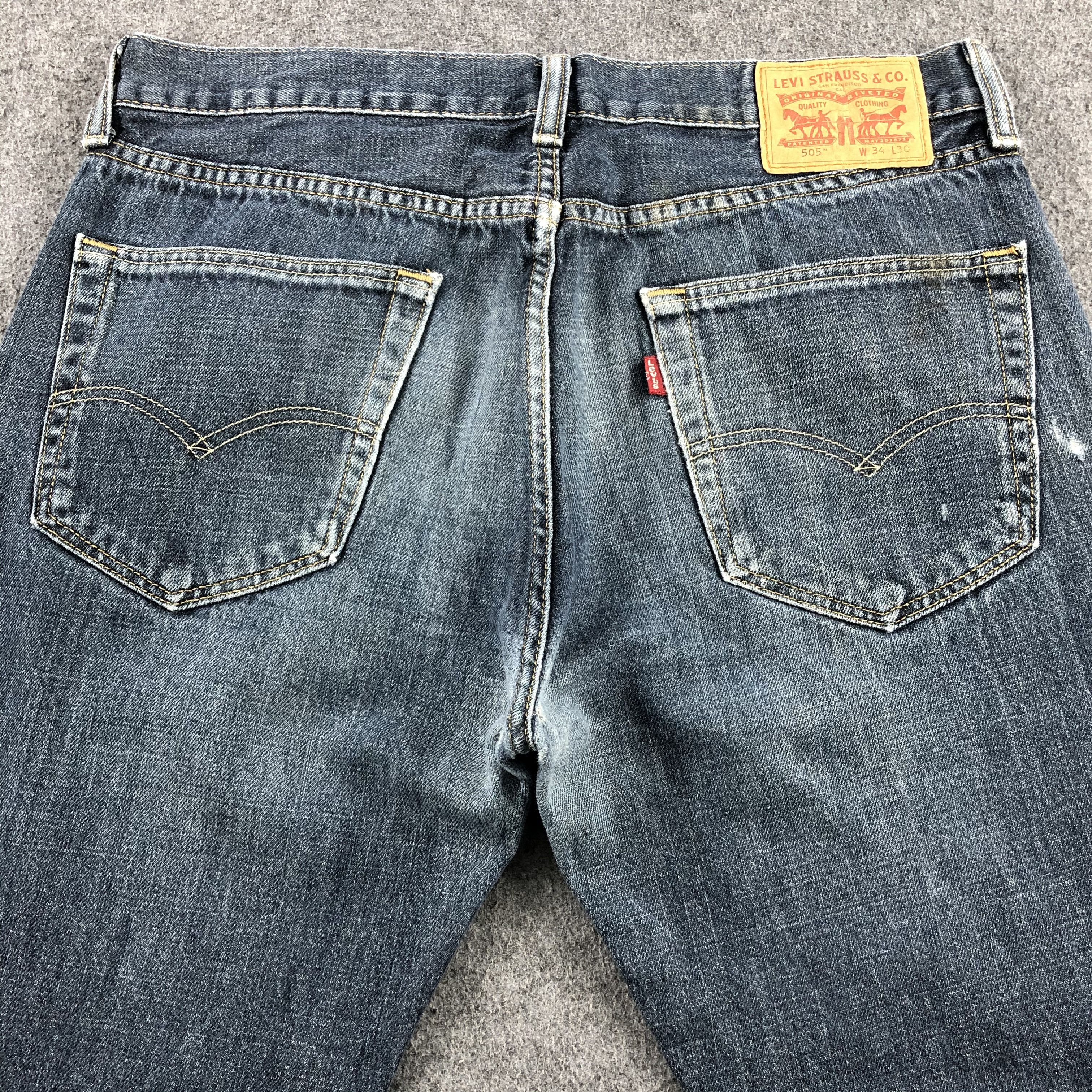 Levi's Vintage Levis 505 Earth Tone Jeans-J1496 Size US 34 / EU 50 - 4 Thumbnail