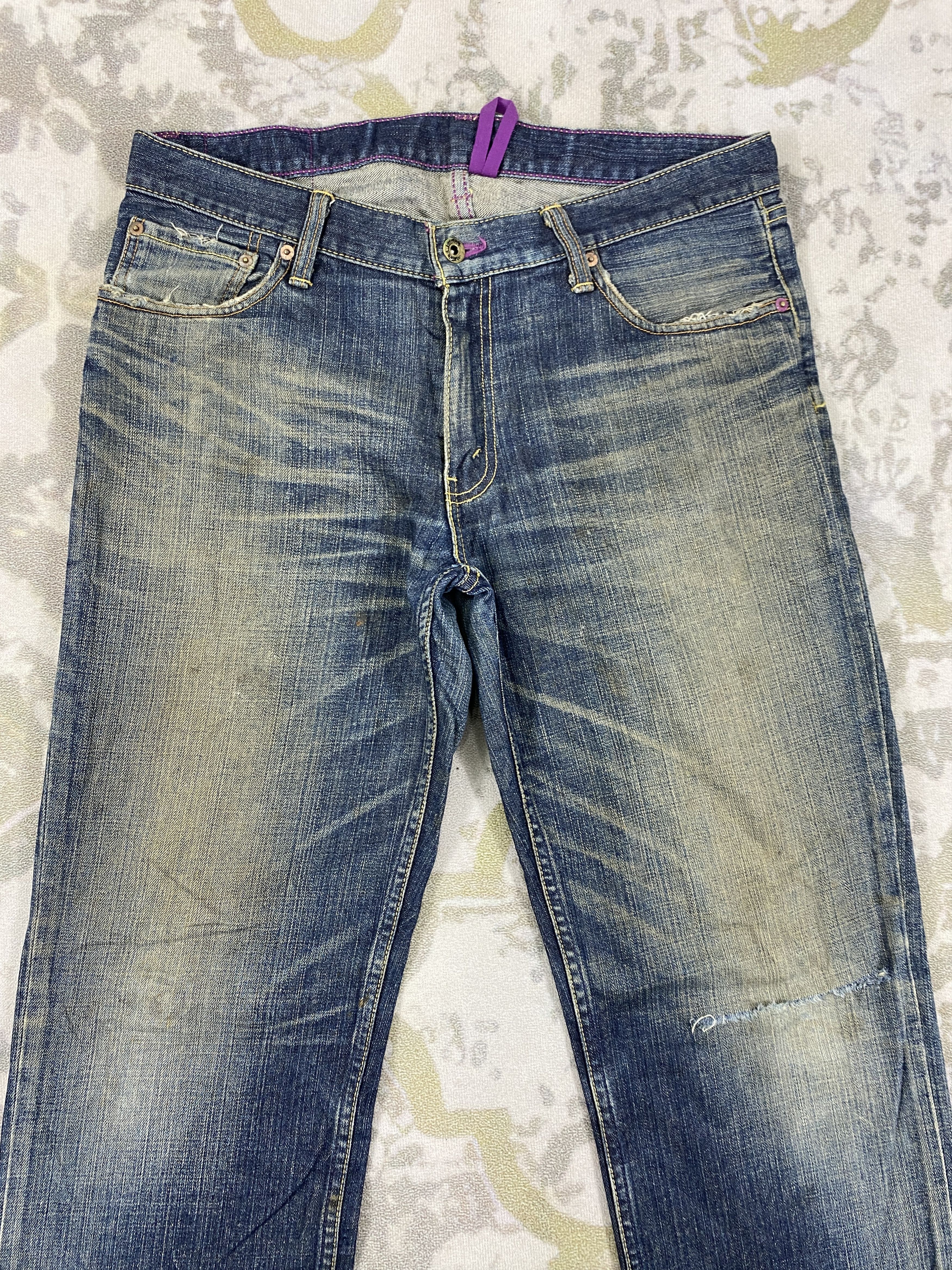 Levi's Distressed Blue Vintage Levi's 502 Jeans 36x33.5 JN3493 Size US 36 / EU 52 - 3 Thumbnail