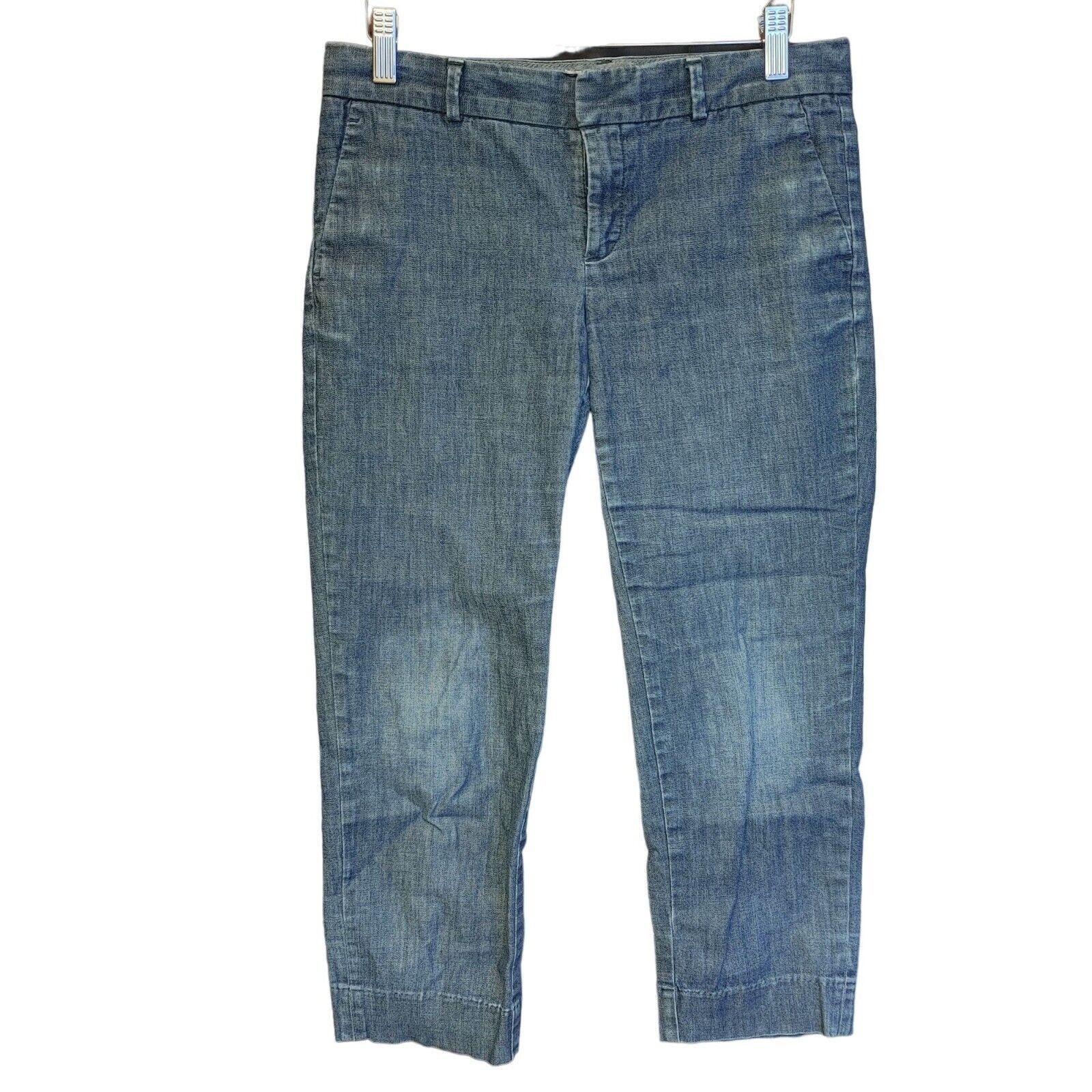 Banana Republic Banana Republic Women's Soft Chambray Denim Pants 26/2P Size 26" / US 2 / IT 38 - 1 Thumbnail