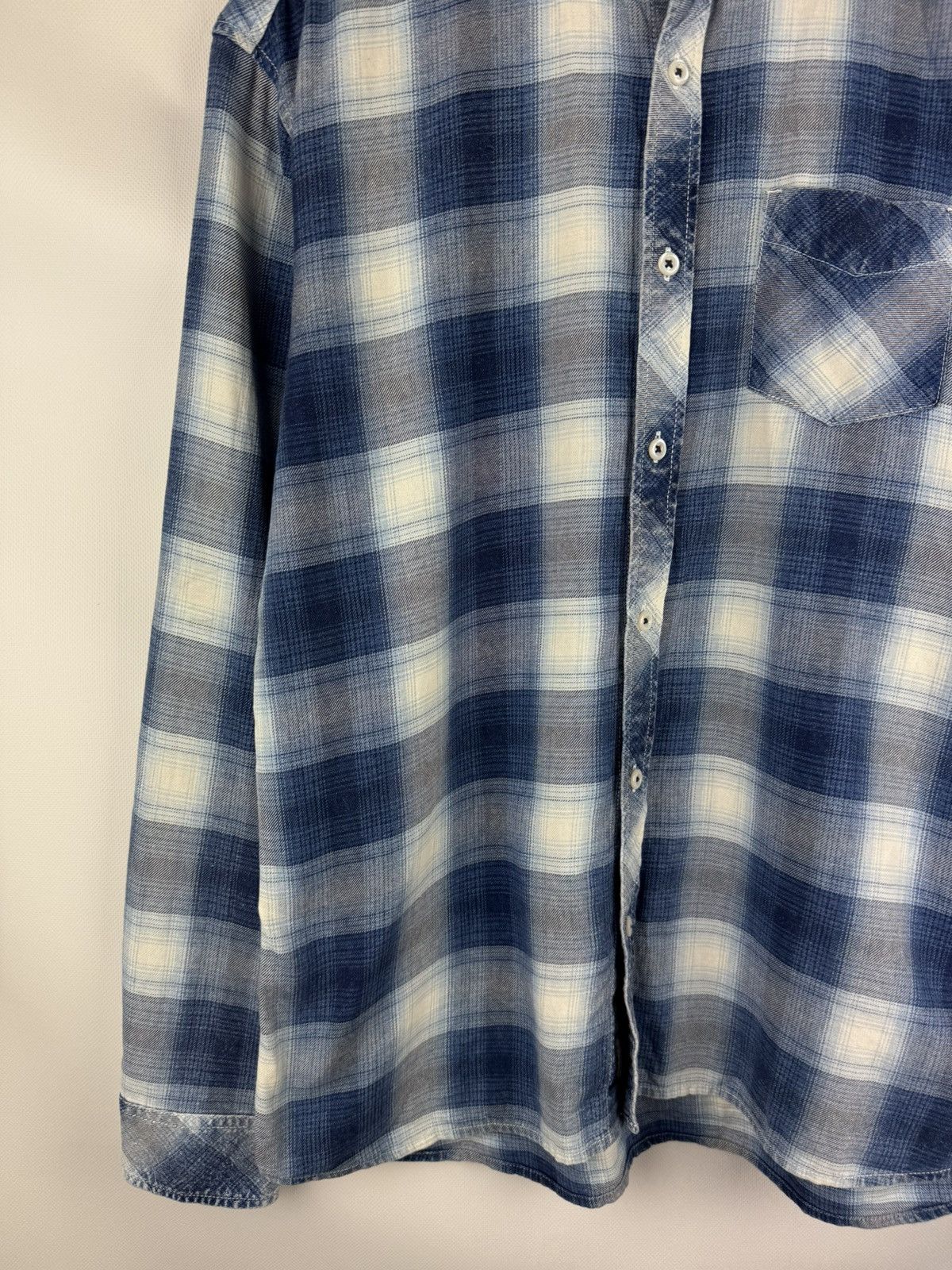 Other Thruxton Men’s Checked Plaid Cotton Japanese Button Up Shirt Size US L / EU 52-54 / 3 - 7 Thumbnail