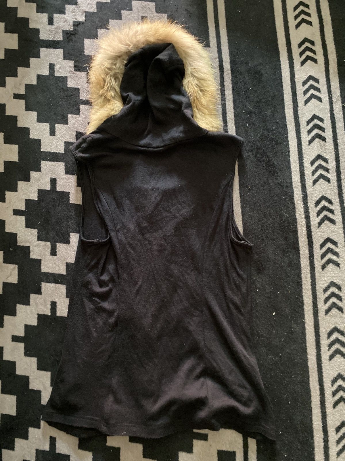 Le Grande Bleu (L.G.B.) Arnaldo bassini faux fur assymmetric punk hoodie Size US M / EU 48-50 / 2 - 2 Thumbnail