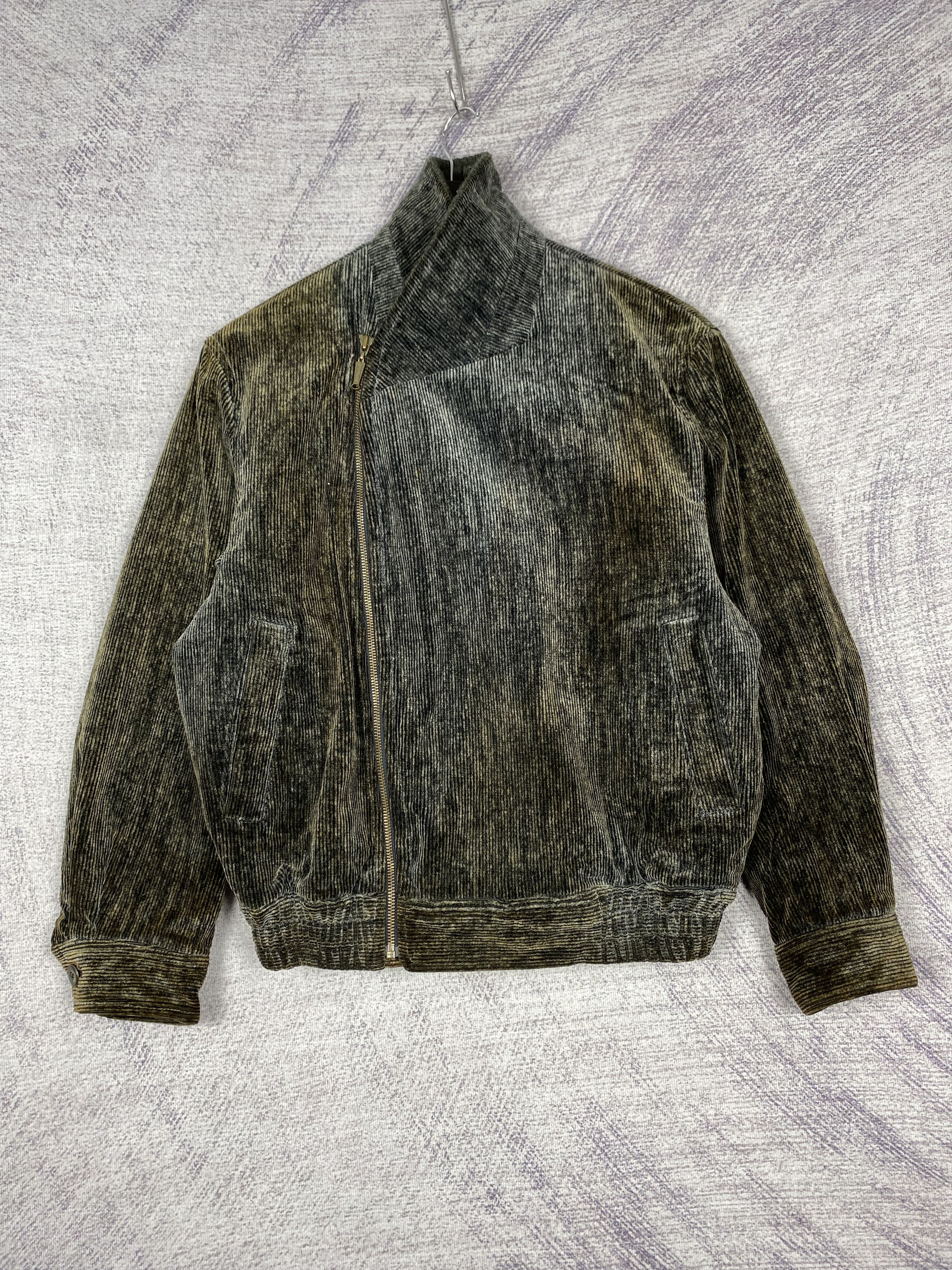 Japanese Brand Vintage Dolce Quilted Lining Right Zipper Seersucker Jacket Size US S / EU 44-46 / 1 - 1 Thumbnail