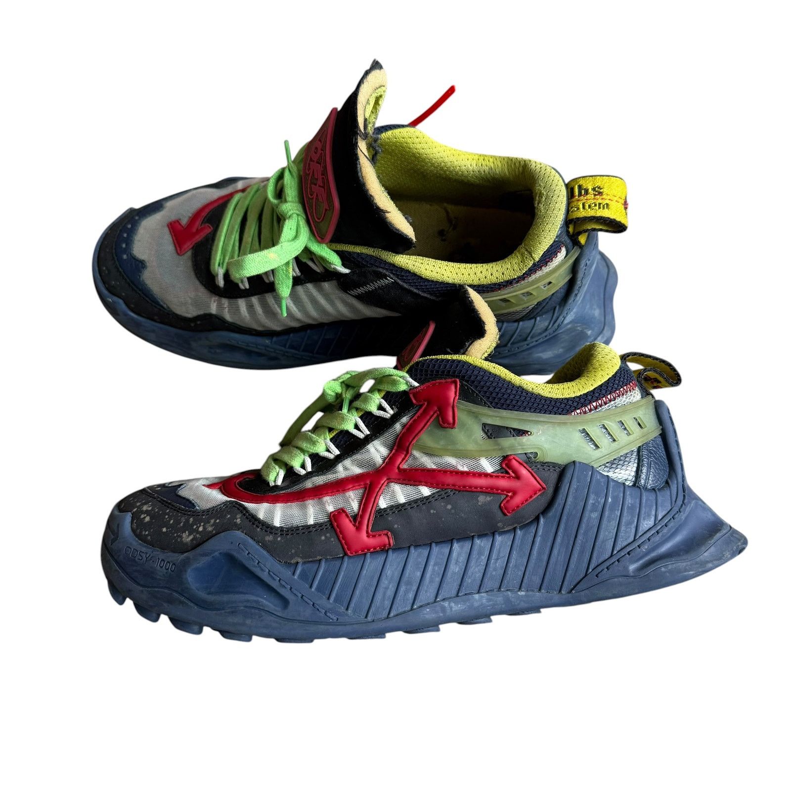 Off-White Off-White ODSY-1000 Sneakers Shoes Mens 42 size 9 Size US 9 / EU 42 - 3 Thumbnail