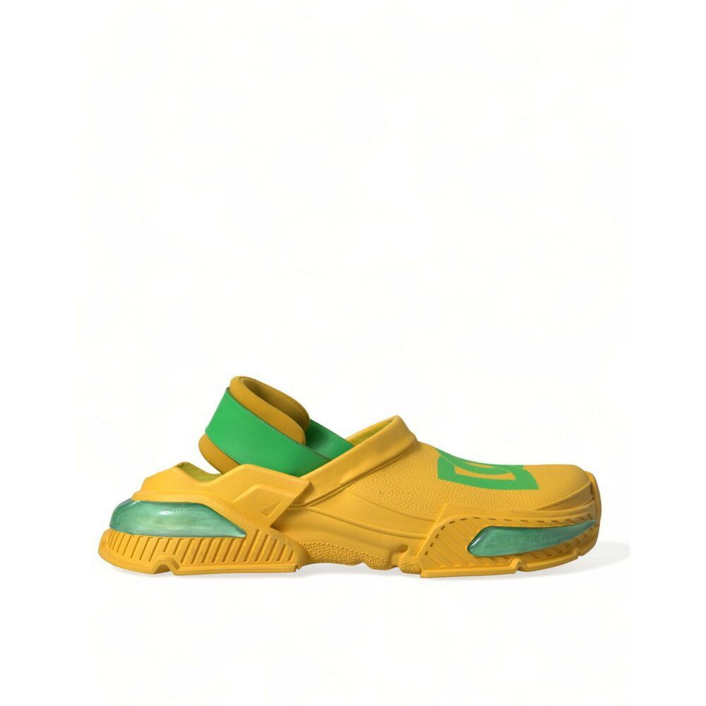 Dolce & Gabbana Dolce & Gabbana Chic Rubber Clogs Slippers in Lush Colors Size US 11 / EU 44 - 1 Thumbnail