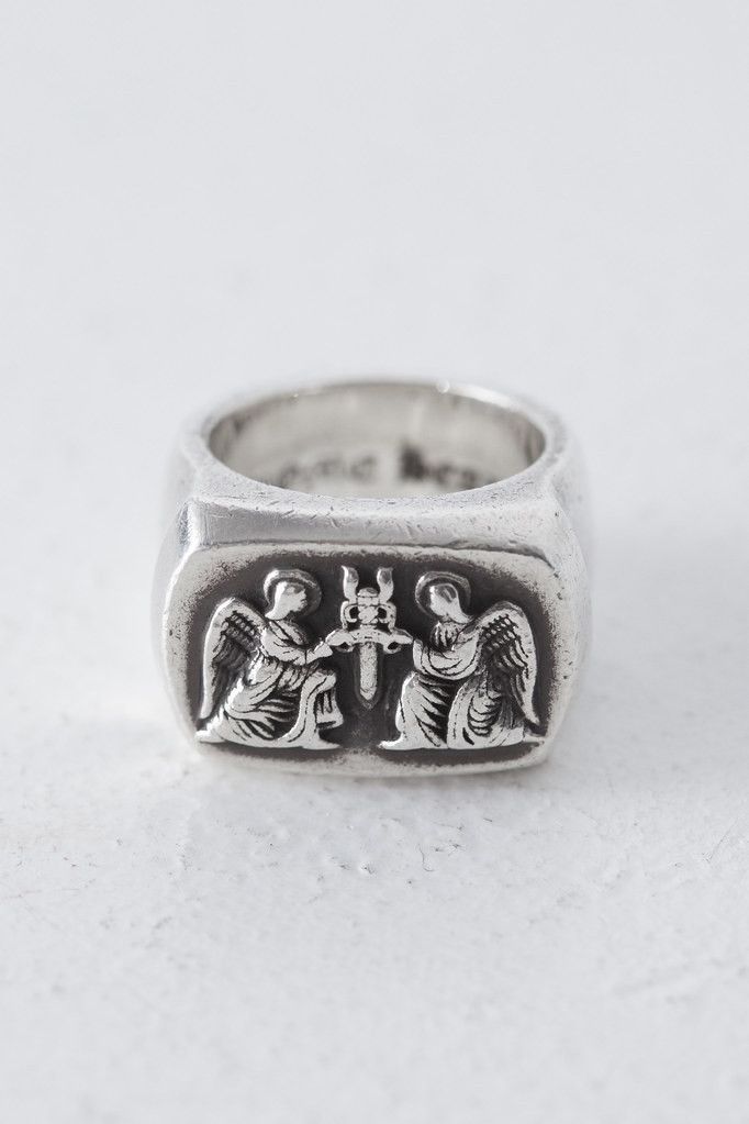 Chrome Hearts CH big angel PJ ring US 8.5 | Grailed