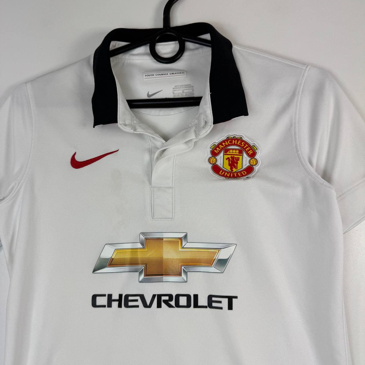 Nike Nike MU 2014-15 Polo White Chevrolet 611041-106 Mens Size M Size US M / EU 48-50 / 2 - 2 Thumbnail